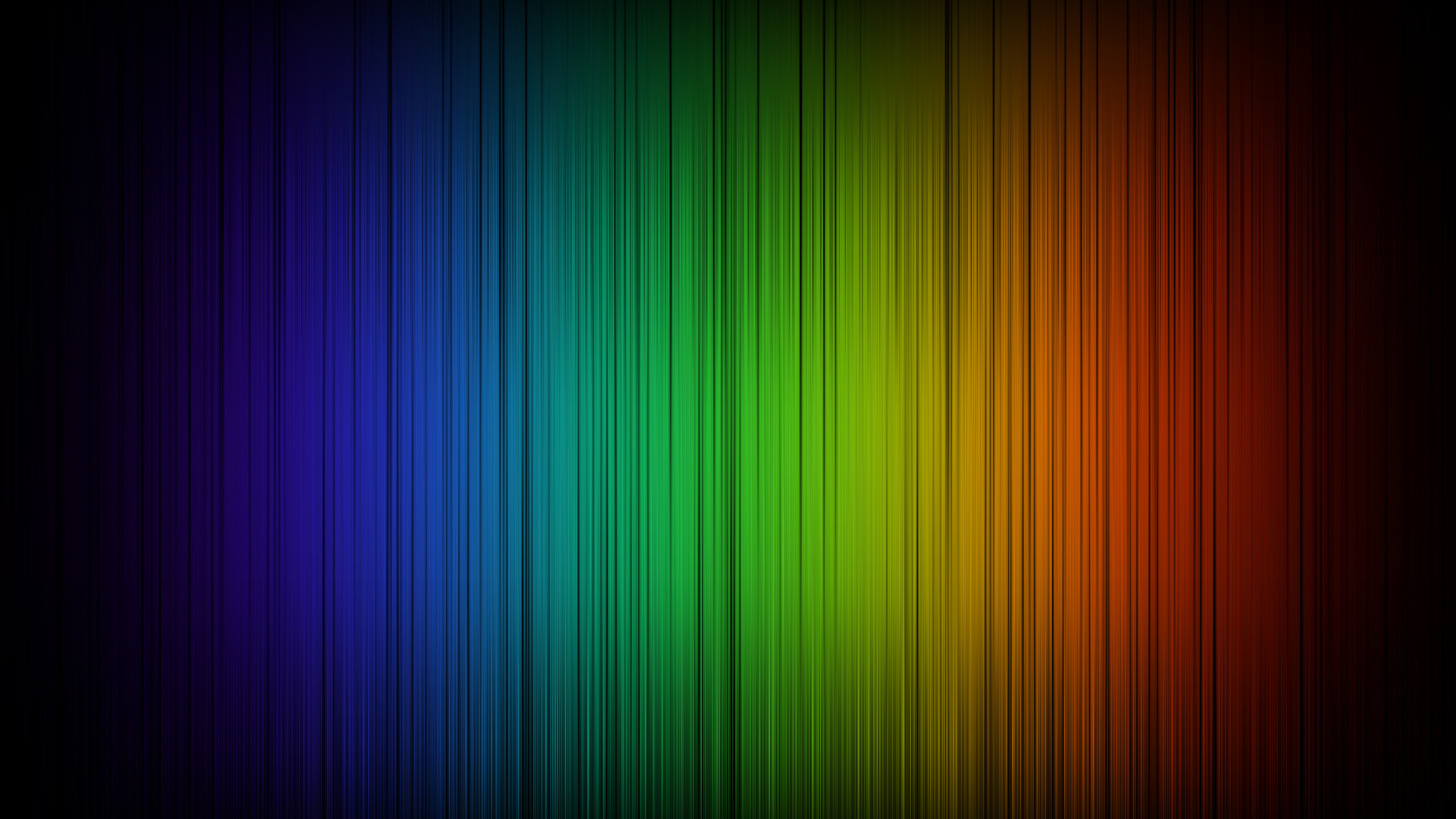 Rainbow Colors: Spectrum, The art that based on the use of the regular shapes. 2560x1440 HD Background.