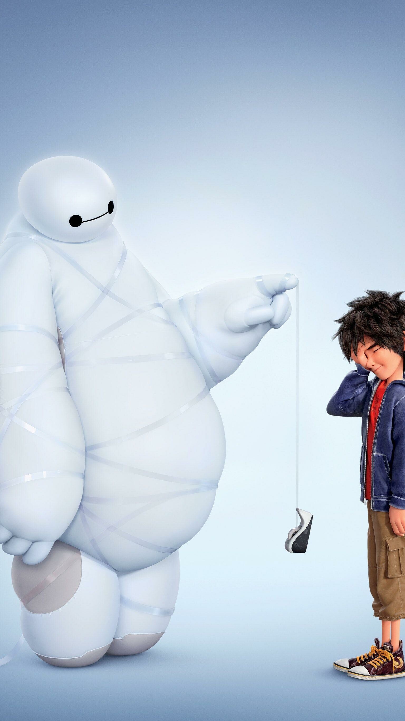 Big Hero 6: Baymax, An action-packed comedy adventure, Hiro. 1540x2740 HD Background.