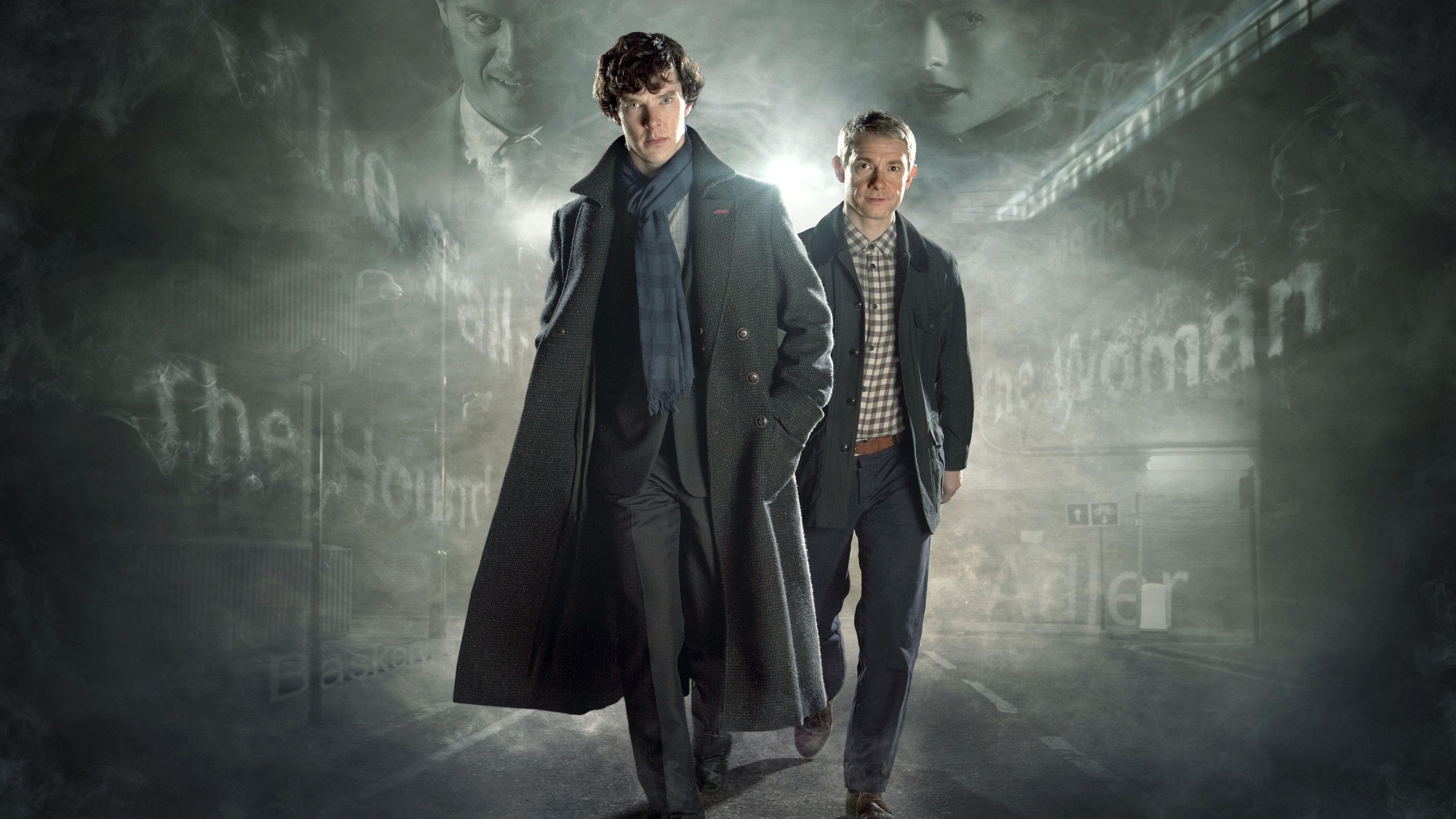 Sherlock Holmes TV series, Benedict Cumberbatch, John Watson, 3840x2160 4K Desktop