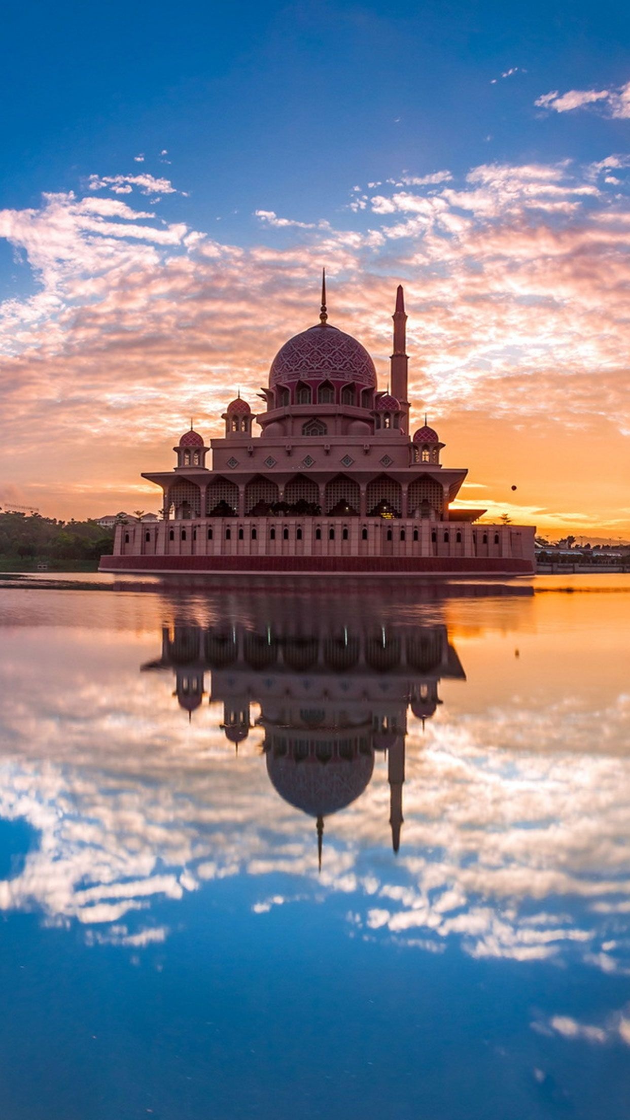 Malaysia Travels, iPhone/Android Wallpapers, Mosque Malaysia, 1250x2210 HD Handy