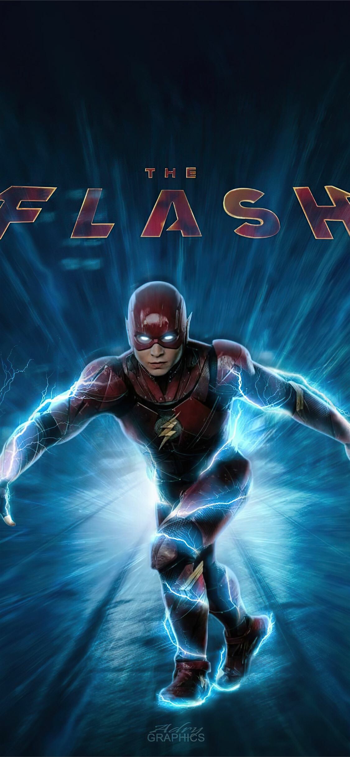 The Flash (2022): Barry Allen, A police forensic investigator from Central City and member of the Justice League. 1130x2440 HD Background.