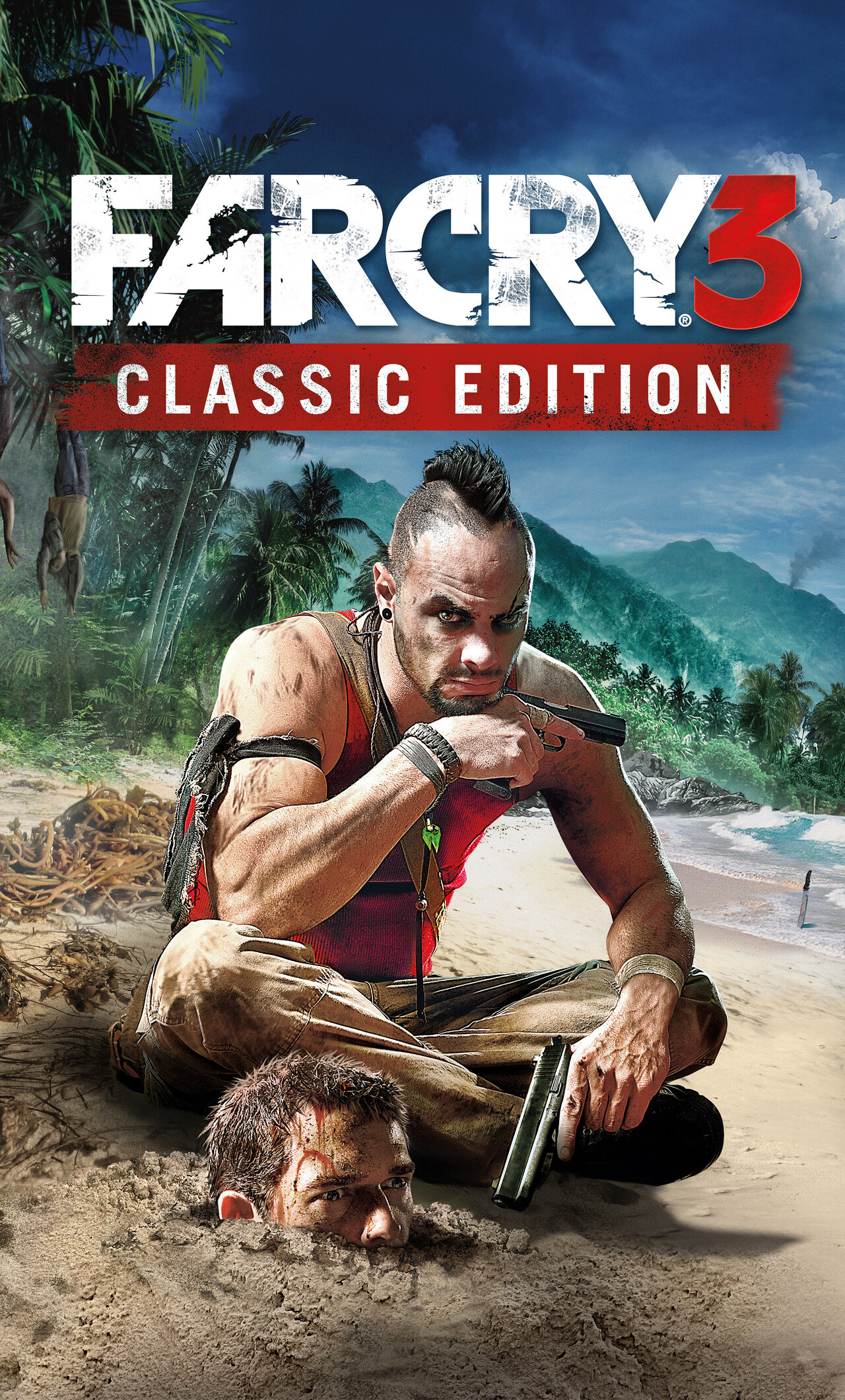 Far Cry 3: Protagonist Jason Brody must save his friends, who have been kidnapped by pirates, and escape from the island and its unhinged inhabitants. 1280x2120 HD Wallpaper.
