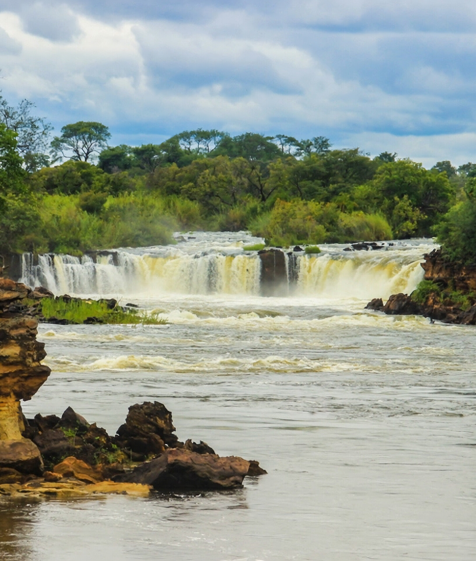 Chavuma Falls travel, Unique destination, Cultural immersion, Unforgettable experiences, 1640x1920 HD Phone