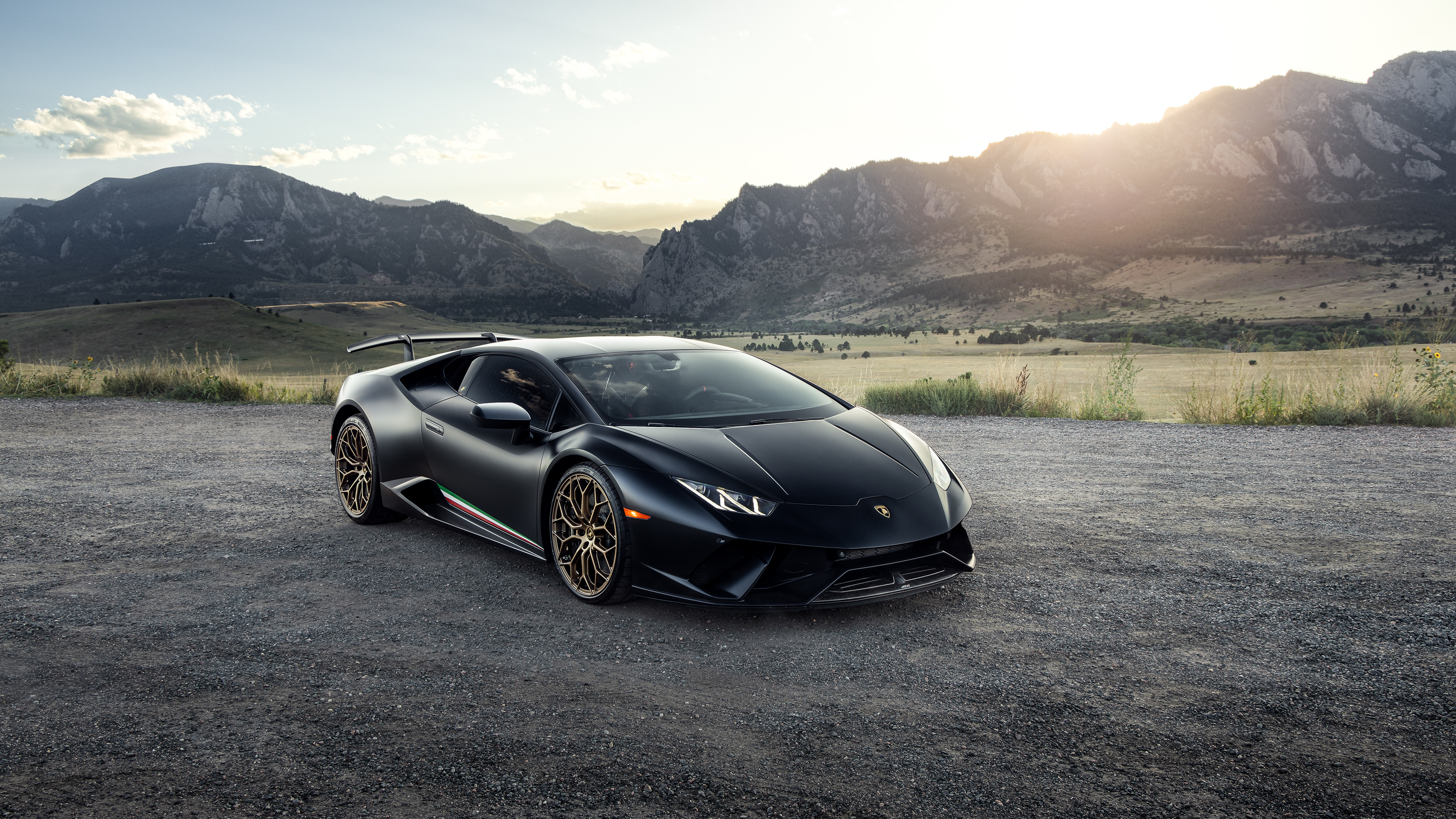 Black Lamborghini Huracan, 2020, HD cars, 3840x2160 4K Desktop