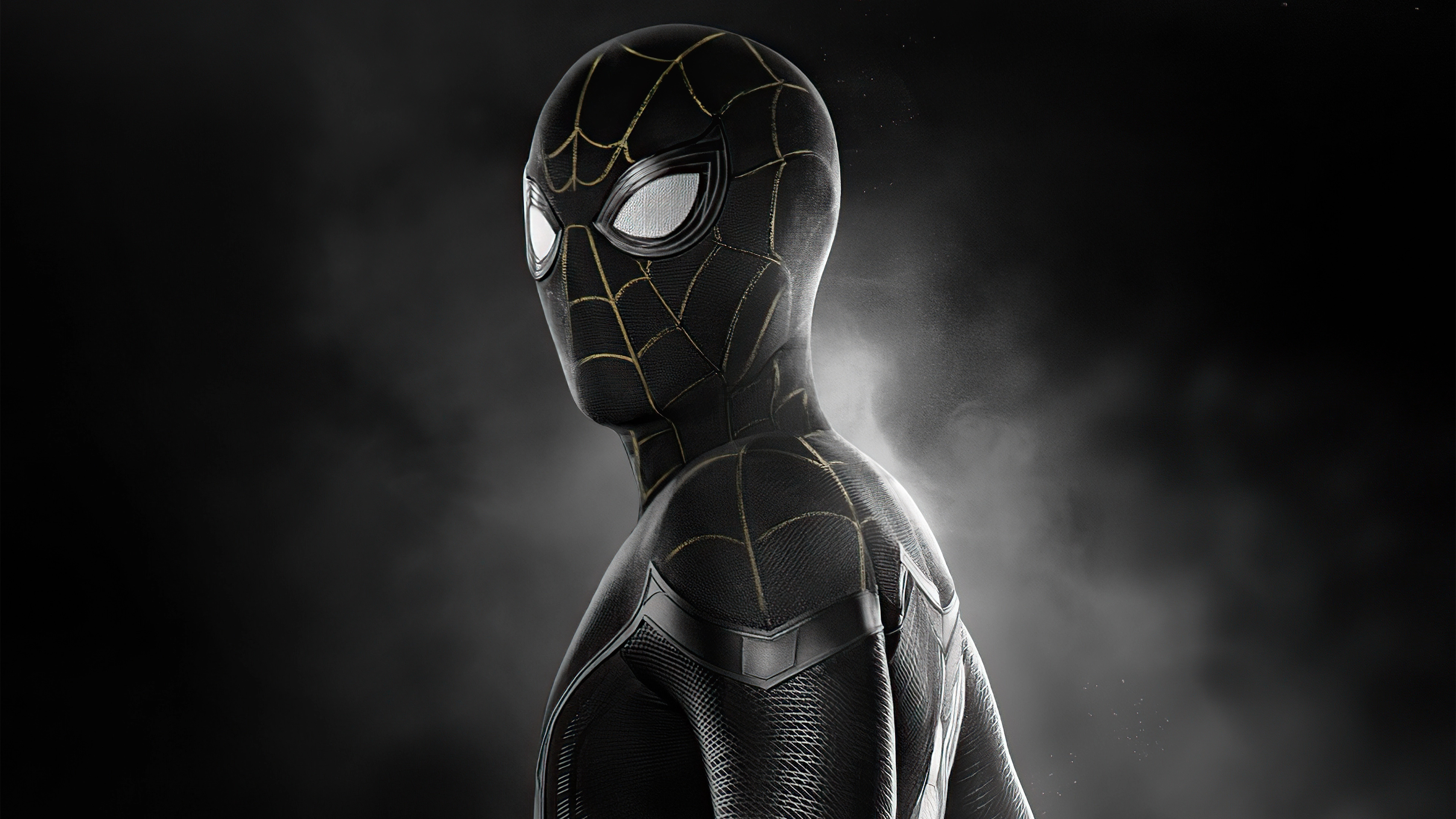Spider-Man, Black suit, No Way Home, 4K Ultra HD, 3840x2160 4K Desktop