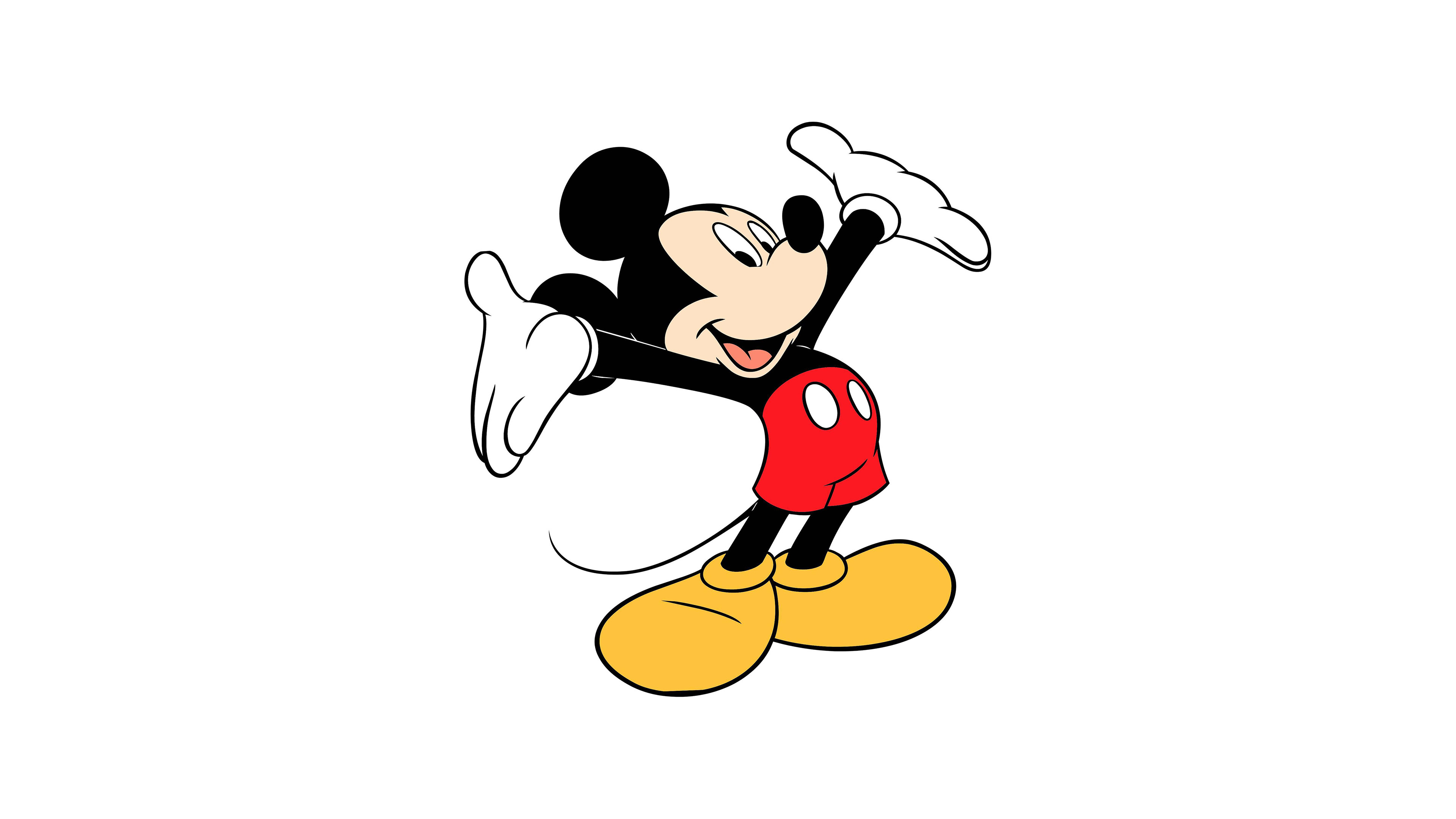 Mickey Mouse Disney art, High-quality wallpaper, Amusing cartoons, 3840x2160 4K Desktop