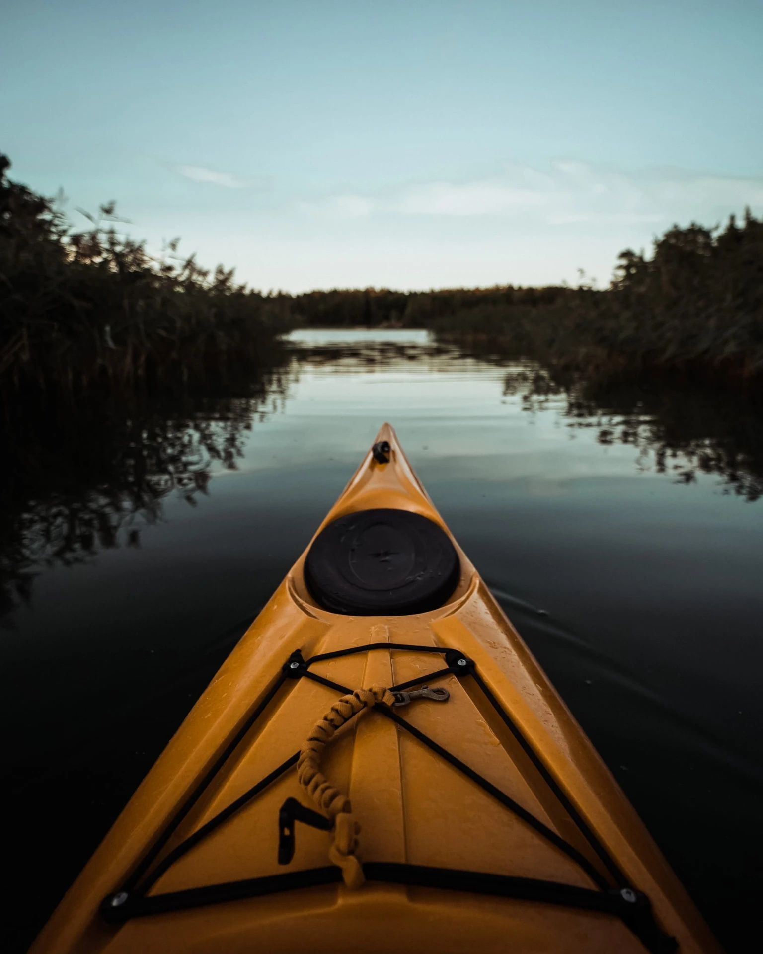 Kayaking: Canoe camping and water trips in Tackork, Finland. 1540x1920 HD Background.