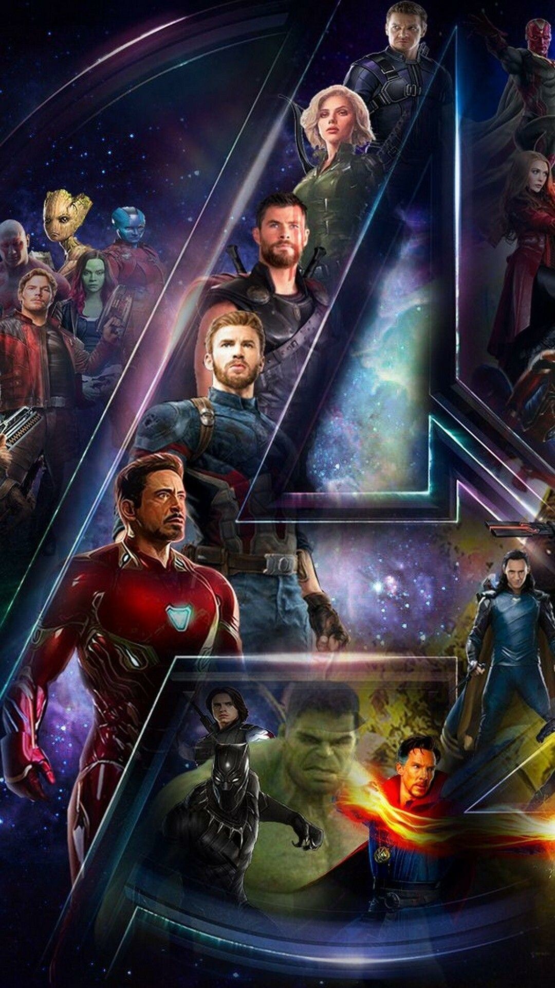 Avengers: Marvel's epic film, Superheroes. 1080x1920 Full HD Wallpaper.