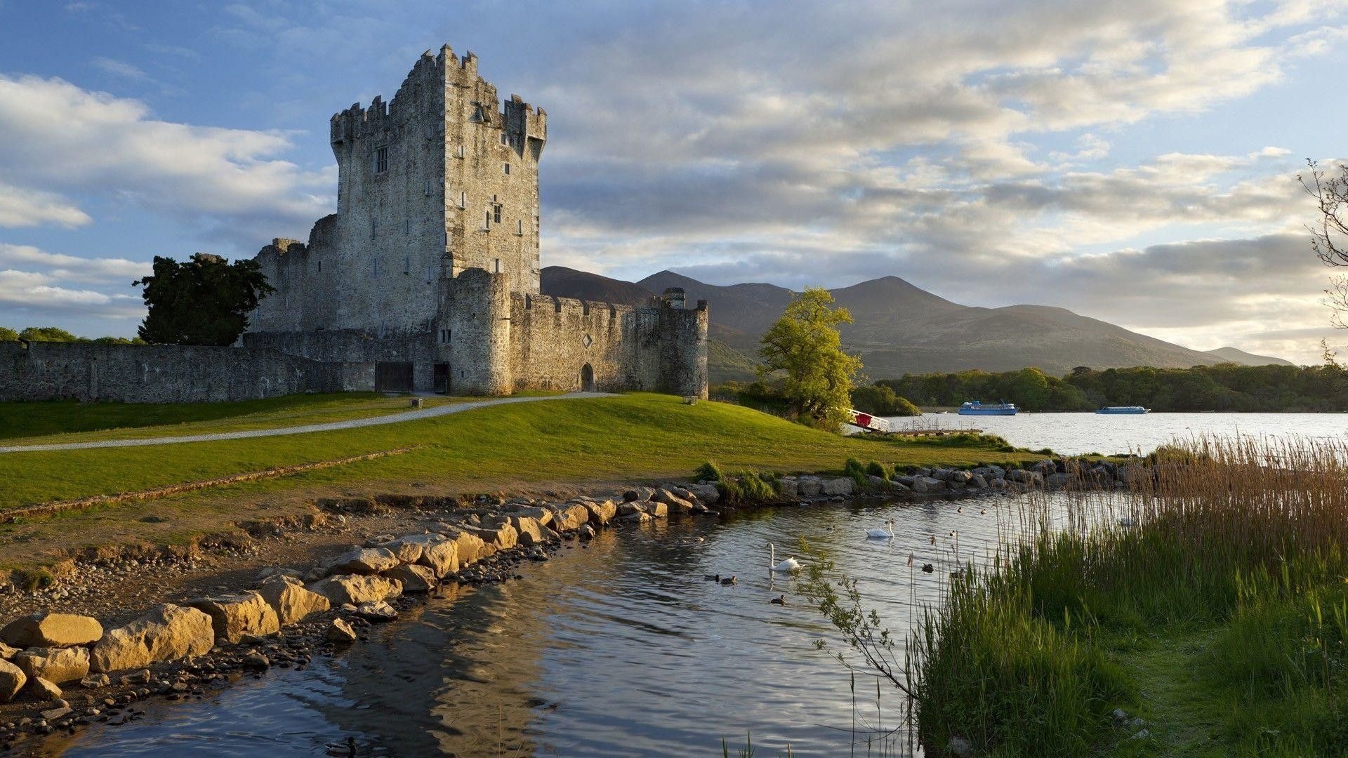 Irish Countryside, Majestic castles, Historic charm, Castle wallpapers, 1920x1080 Full HD Desktop