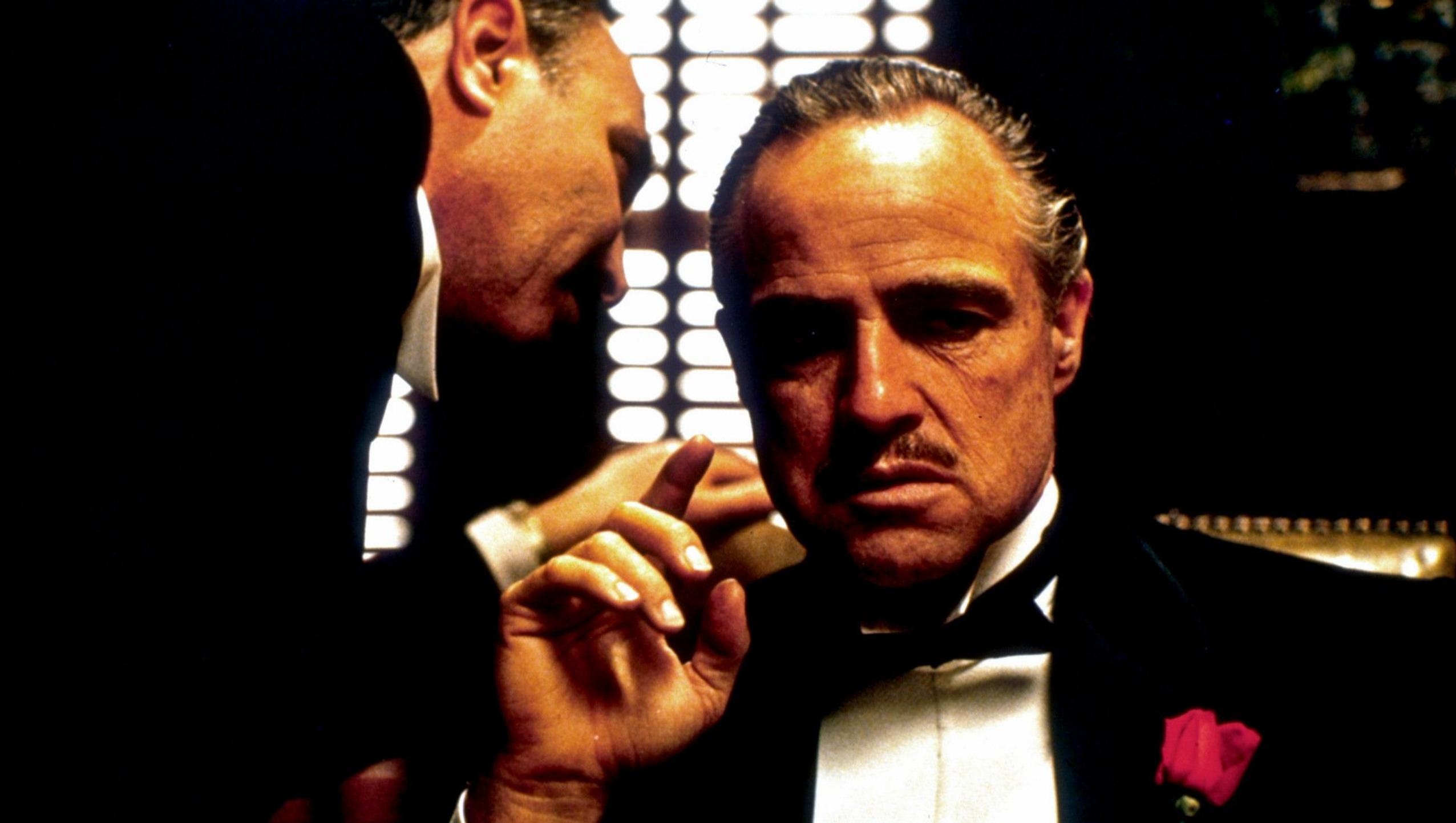 Marlon Brando, Godfather wallpapers, Iconic character, Classic film, 2560x1450 HD Desktop