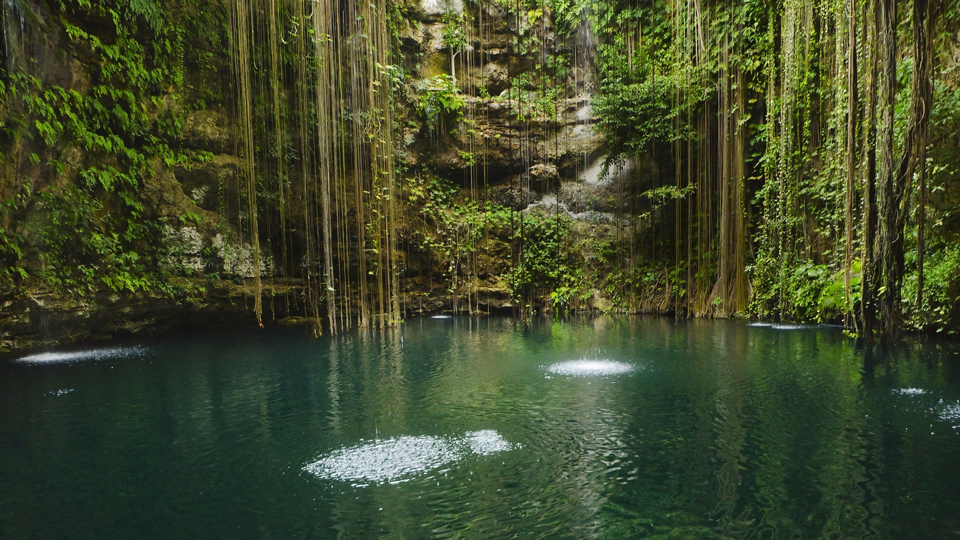Ik Kil Cenote, Mexico, Travels, Natural wonder, 1920x1080 Full HD Desktop