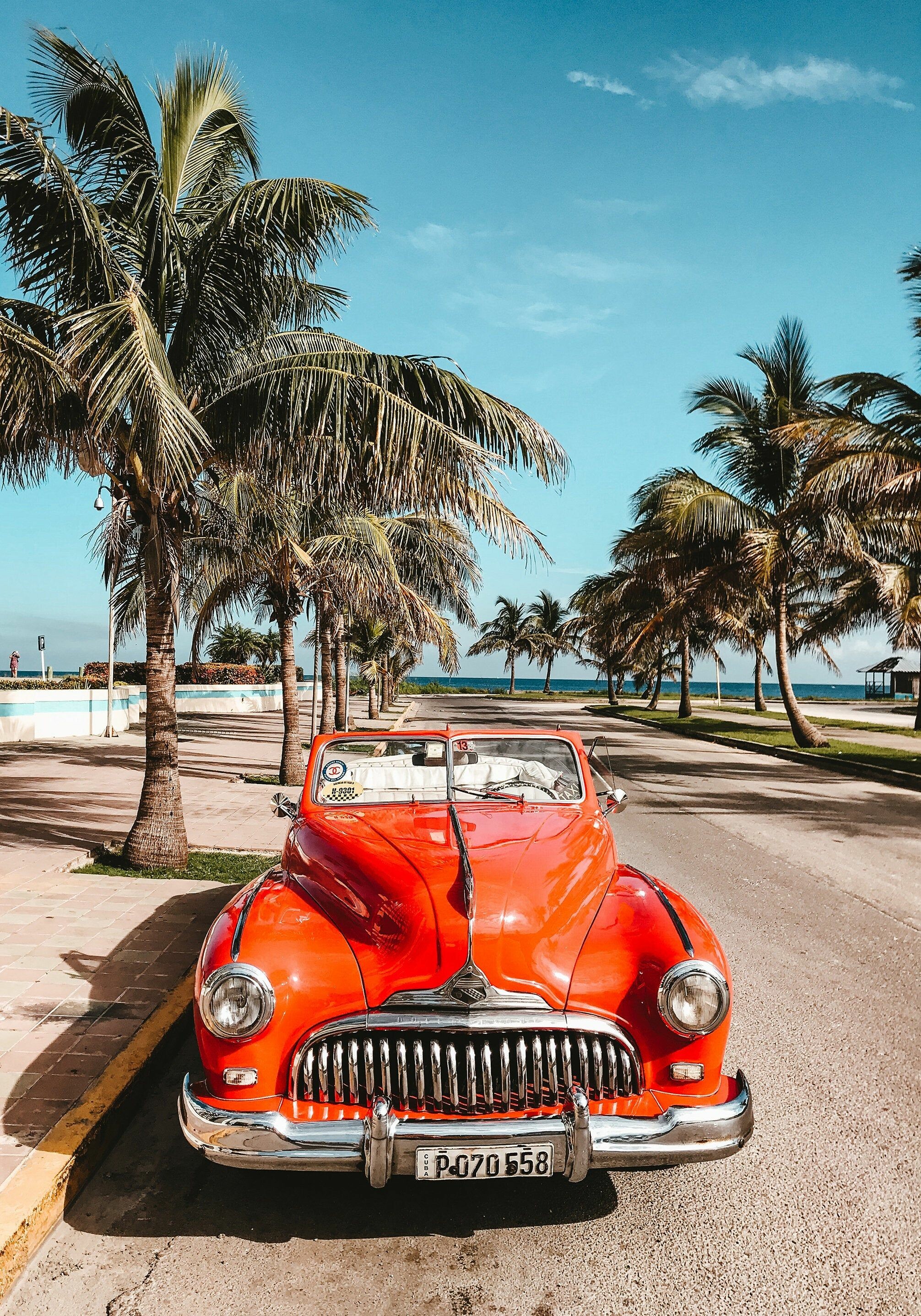 Cuba: From the 15th century, the country was a colony of Spain, Retro car. 2020x2880 HD Wallpaper.