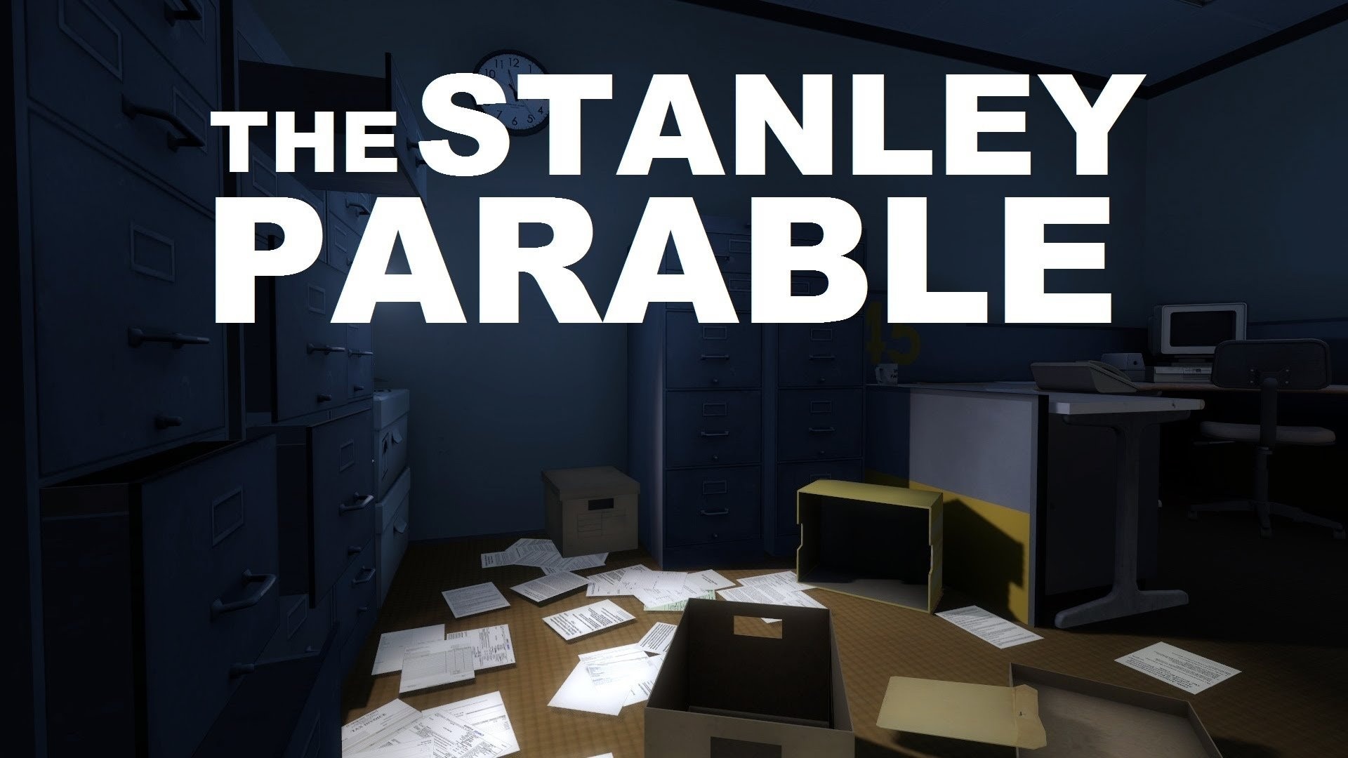 The Stanley Parable Ultra Deluxe: The Mariella Ending, The Insane Ending, The Meeting Room. 1920x1080 Full HD Wallpaper.