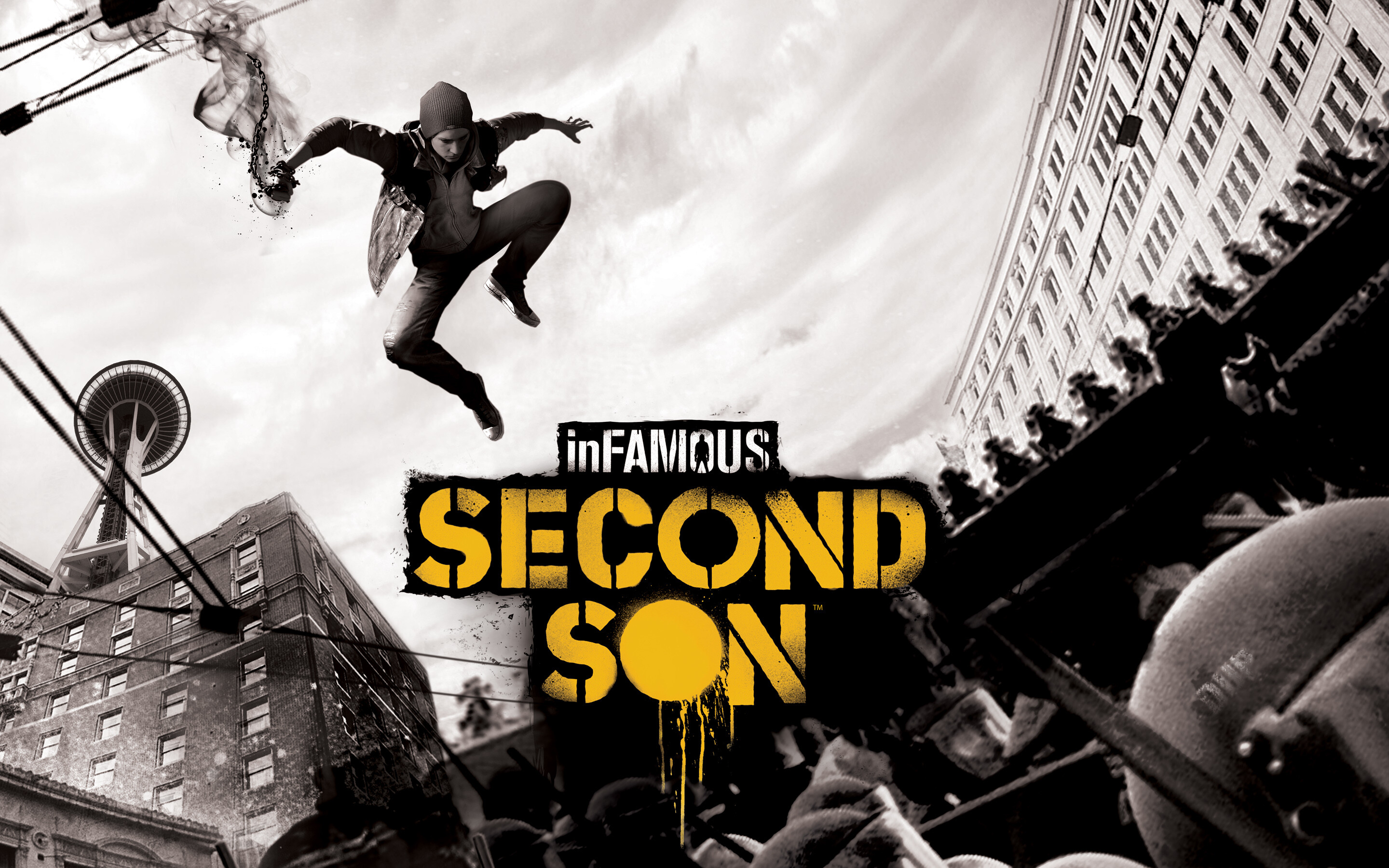 inFAMOUS: Second Son, The player-controlled protagonist, possesses superpower abilities. 2880x1800 HD Wallpaper.