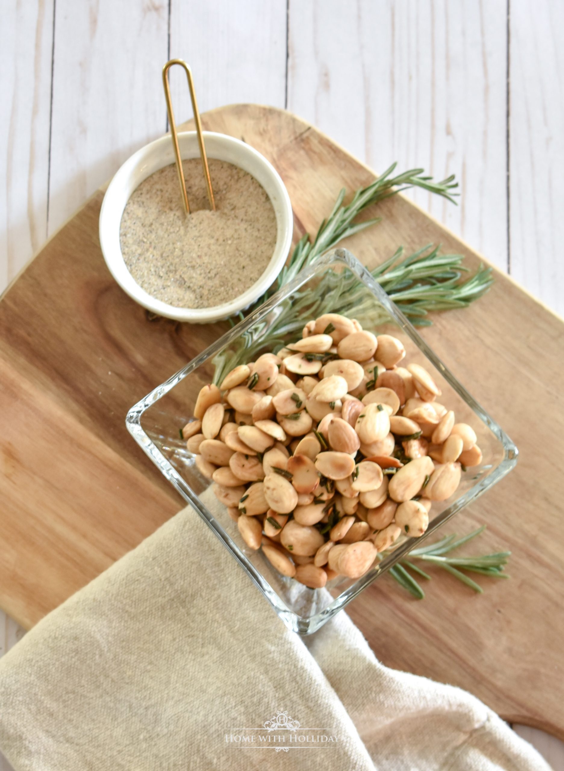 Roasted rosemary almonds, Savory snack, Herb-infused, Gourmet delight, 1880x2560 HD Phone