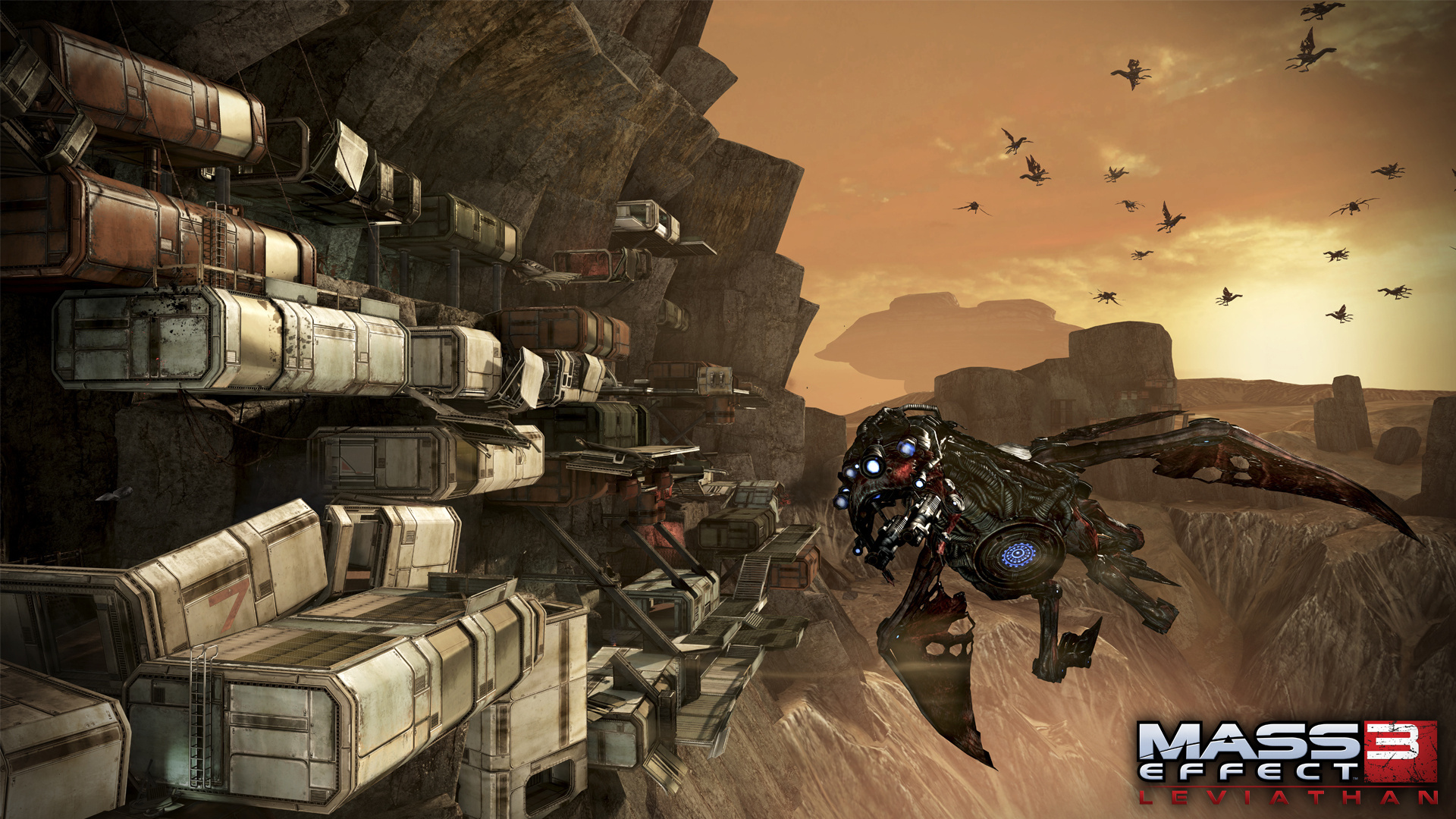 Mass Effect 3: Leviathan, Xbox 360 screenshots, Visual showcase, Epic sci-fi adventure, 1920x1080 Full HD Desktop