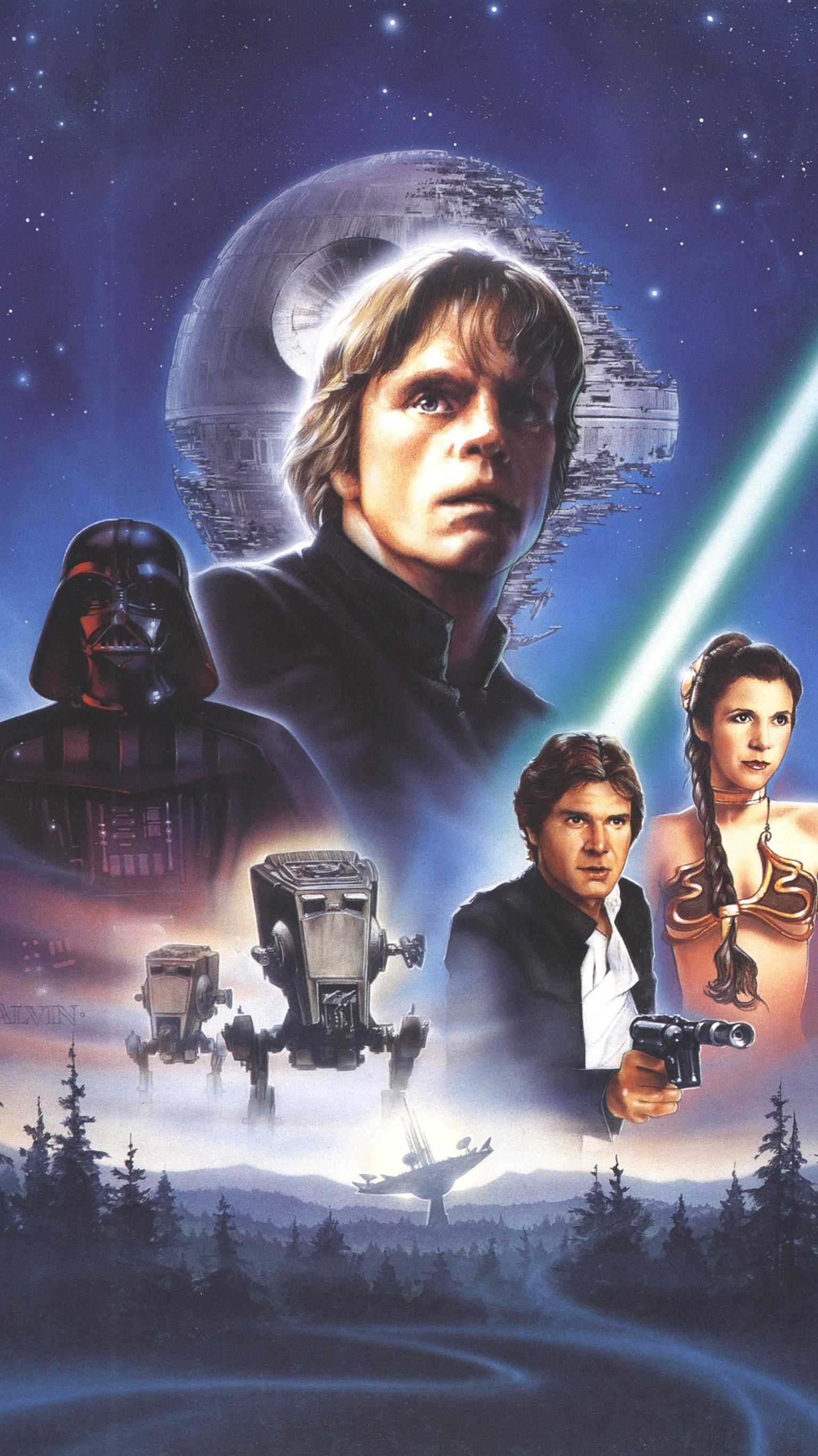 Star Wars Return of the Jedi, Cinematic masterpiece, Epic space battles, Galactic saga, 1540x2740 HD Phone
