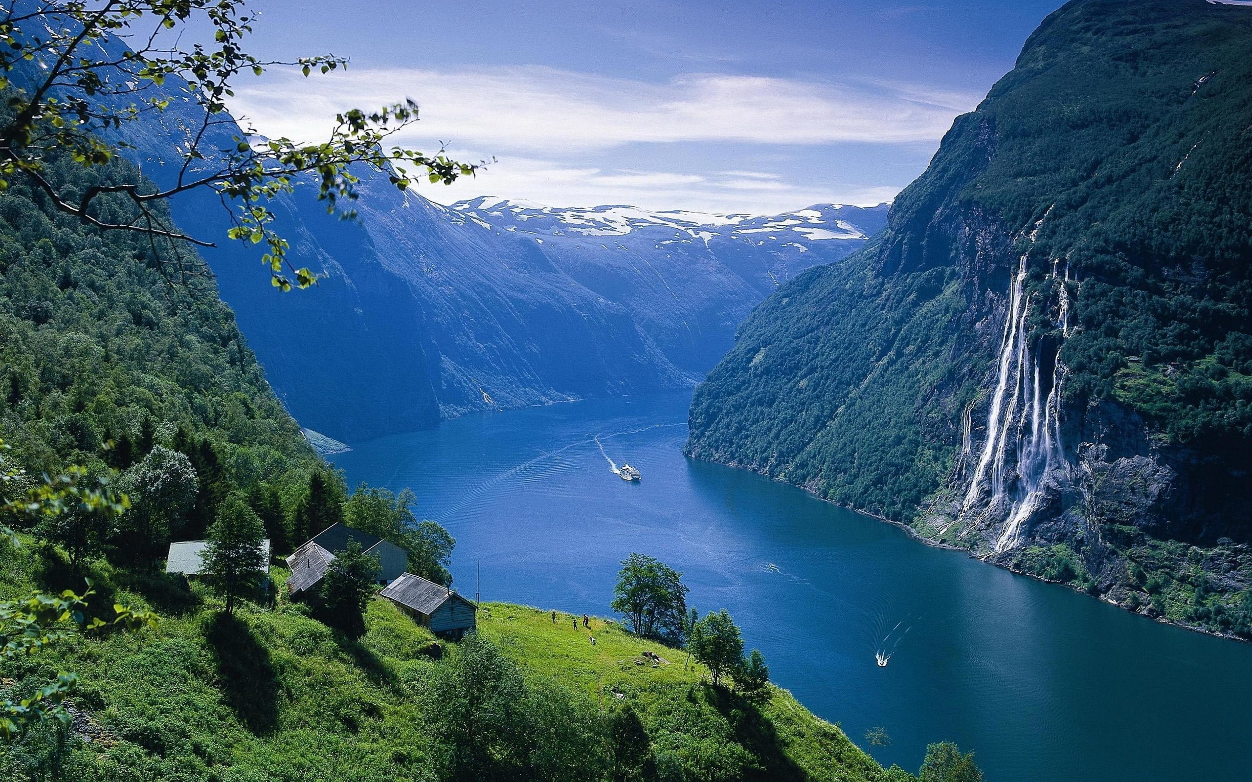 Norwegian fjords wallpaper, Scenic wonders, Nature's artwork, Desktop background, 2560x1600 HD Desktop