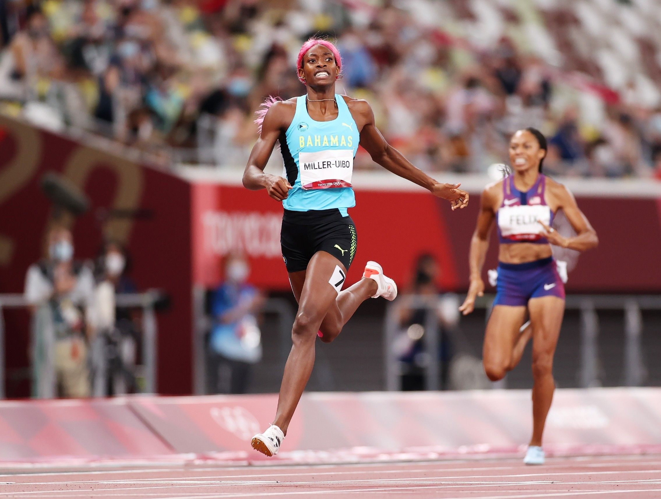 Shaunae Miller-Uibo, History-making athlete, Track and field in Tokyo, World Athletics report, 2270x1720 HD Desktop