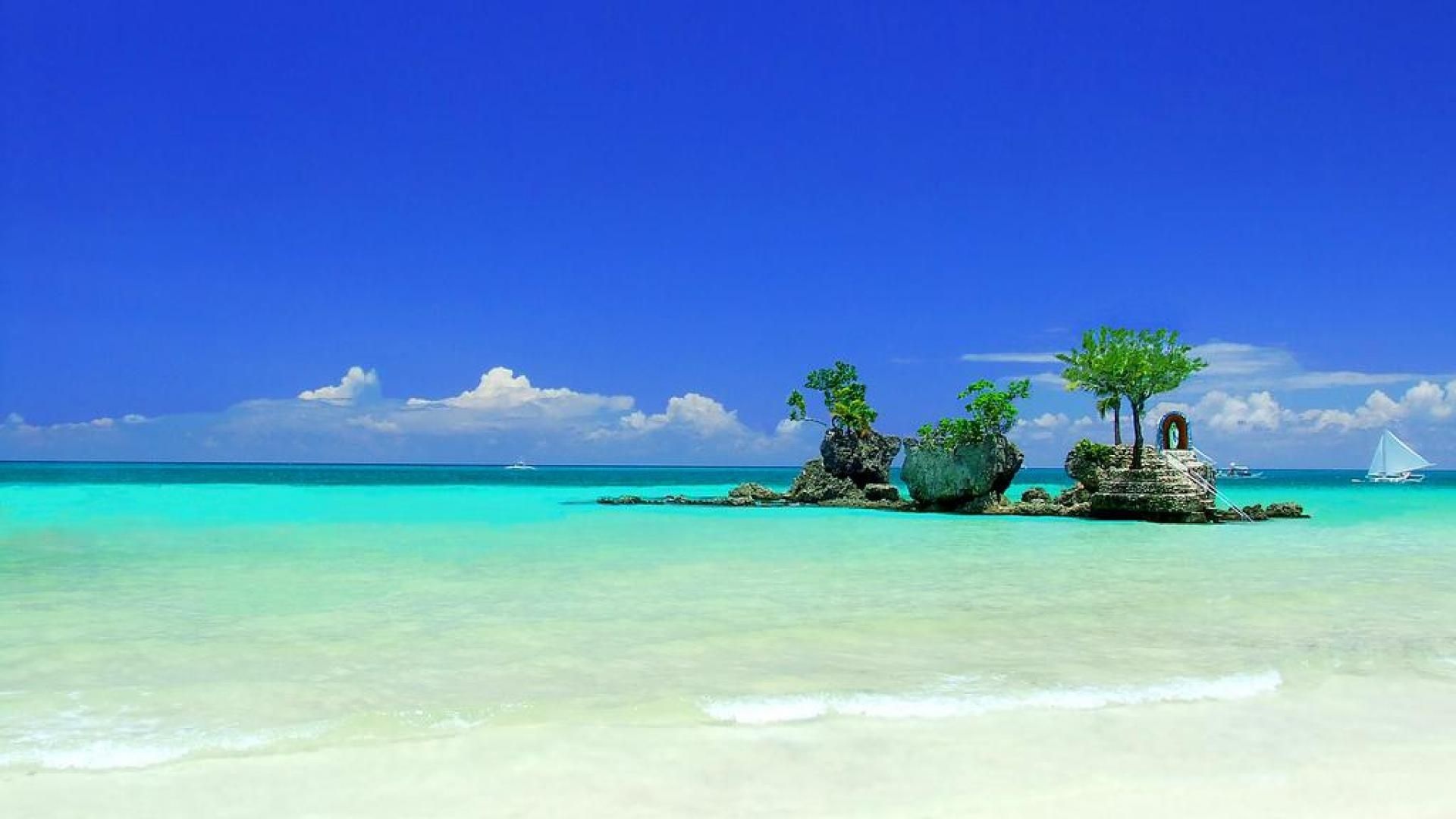 Boracay beauty, Beach paradise, Philippine escape, Tropical wallpapers, 1920x1080 Full HD Desktop