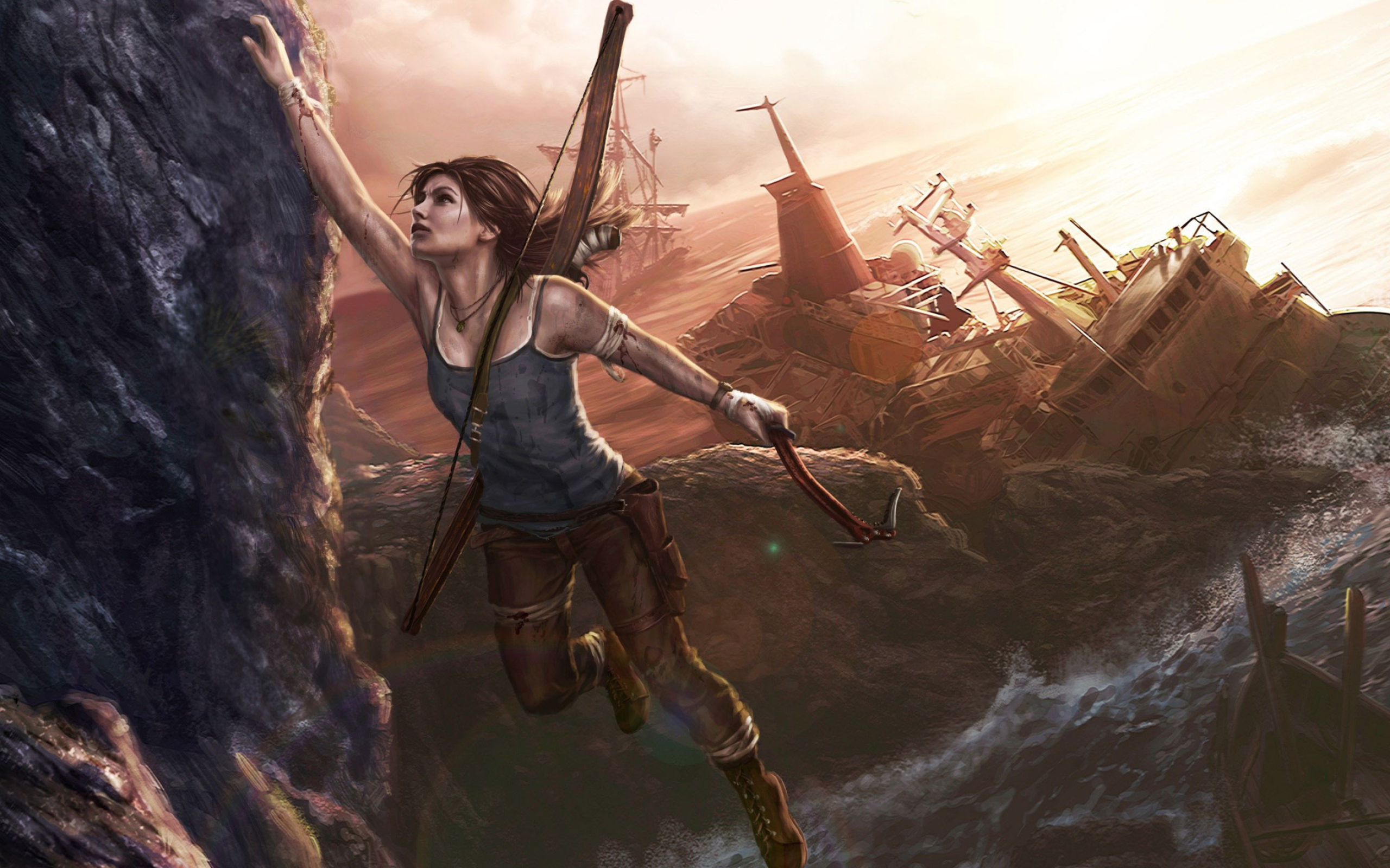 Lara Croft Tomb Raider 4, Game wallpapers, 2560x1600 HD Desktop