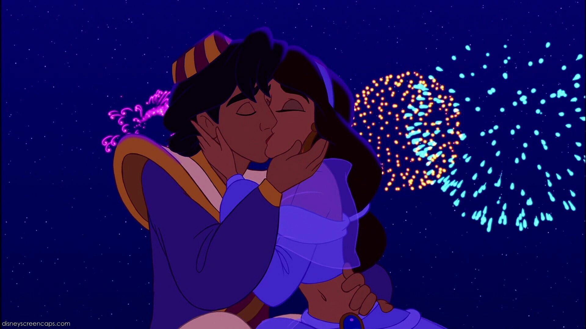 Aladdin (Cartoon): One of the great films of the Disney Renaissance Era. 1920x1080 Full HD Background.
