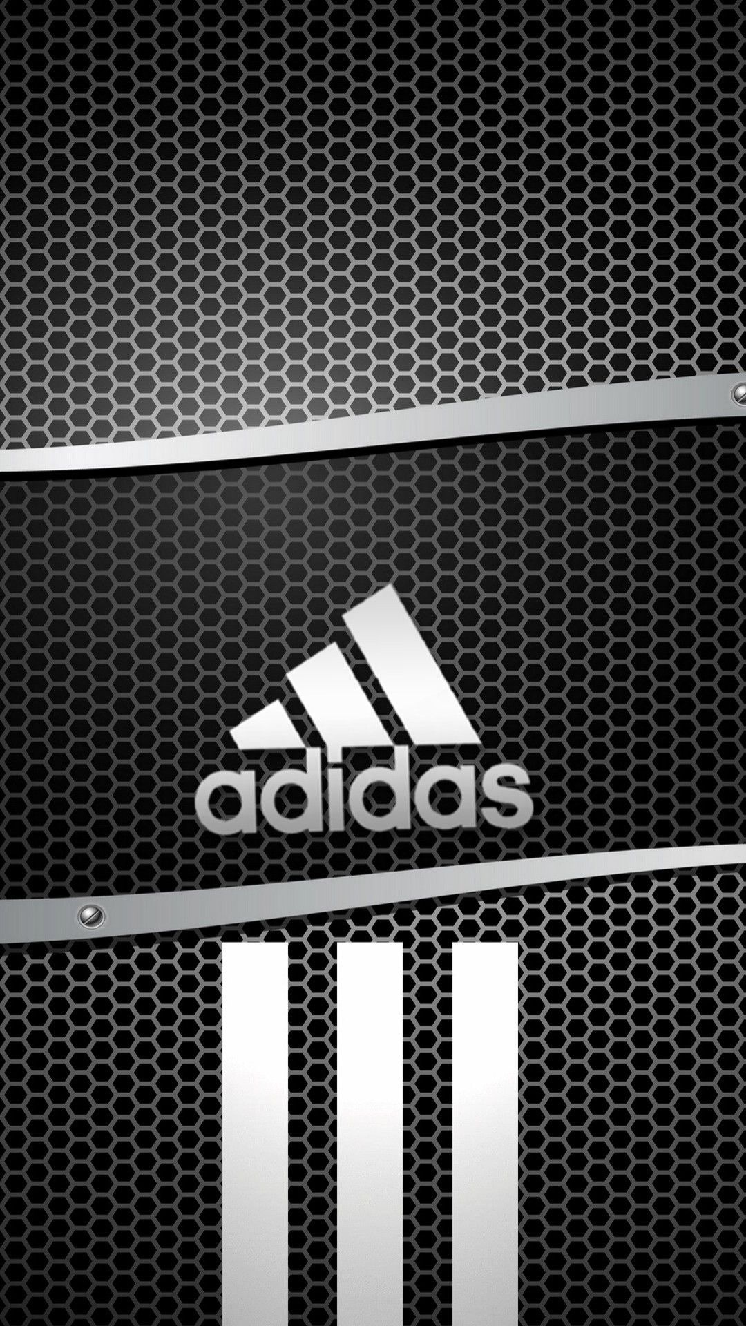 Black Adidas logo, 1080x1920 Full HD Handy