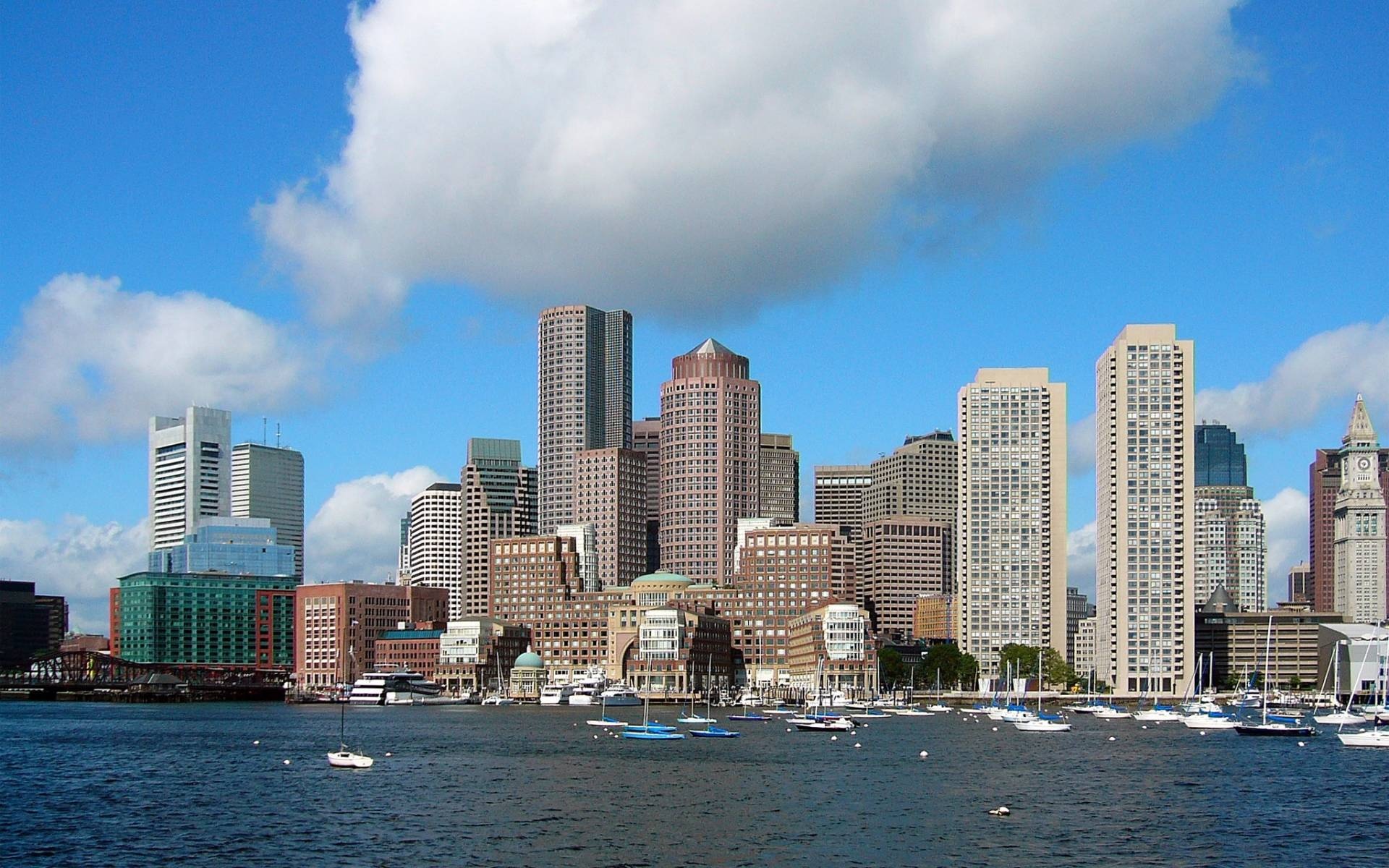Boston skyline, East Coast charm, Rich heritage, Architectural marvels, 1920x1200 HD Desktop