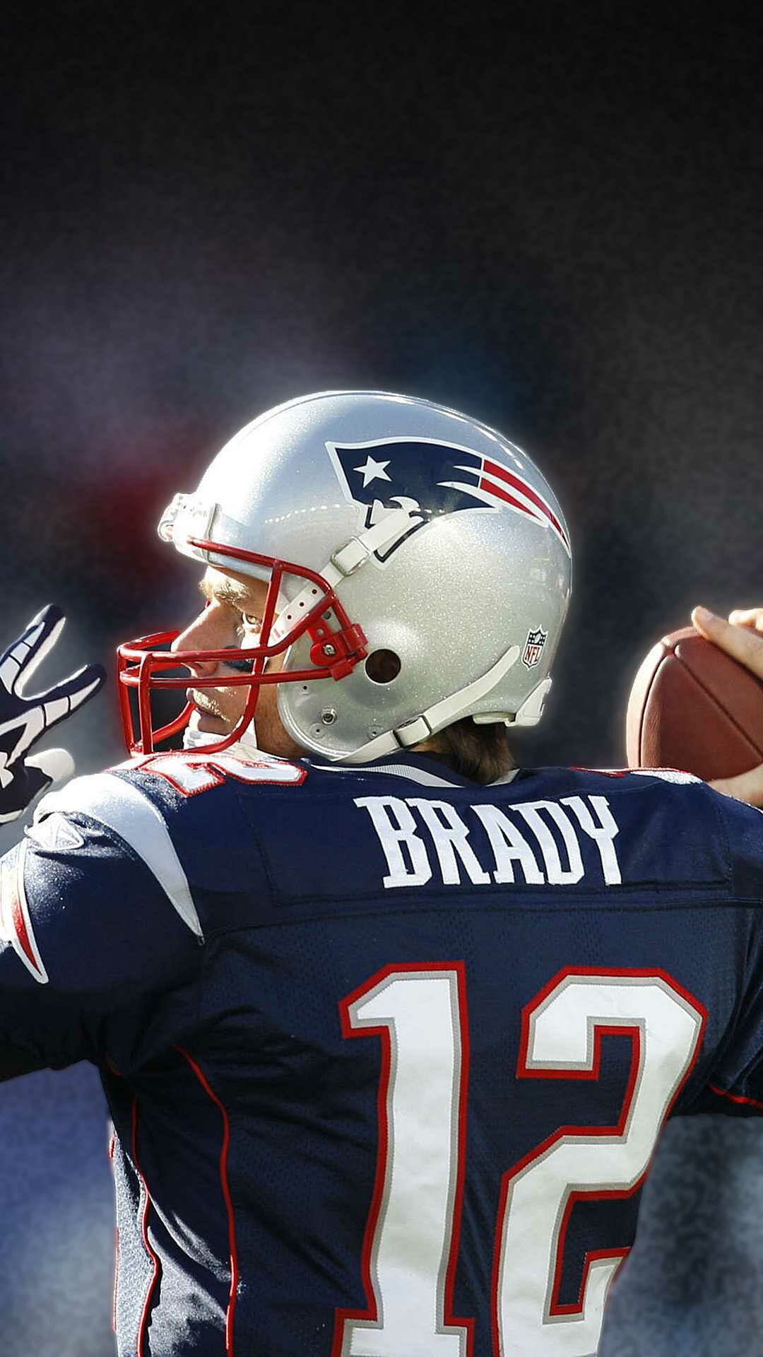 Tom Brady, Football wallpaper, All-star athlete, Super Bowl champion, 1080x1920 Full HD Phone