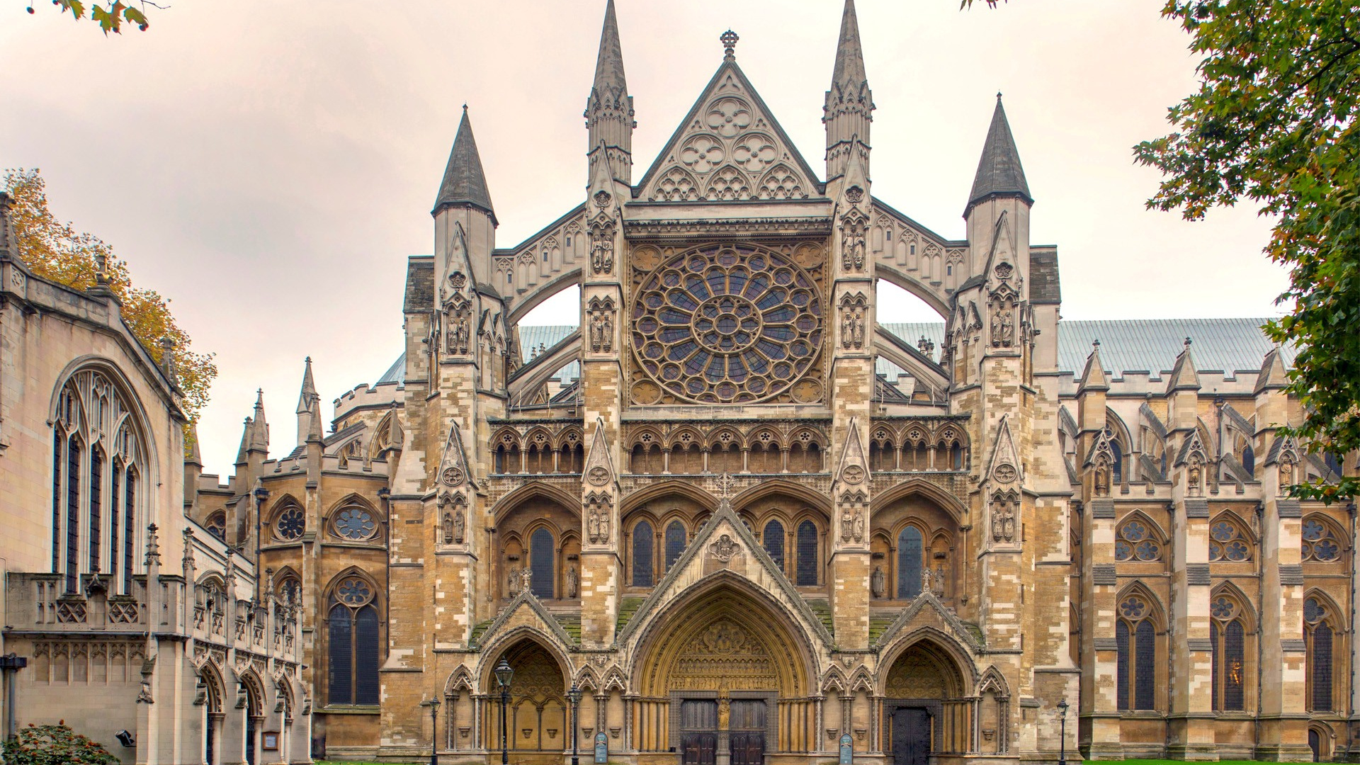 Westminster Abbey Collegiate Church in UK, 1920x1080 Full HD Desktop