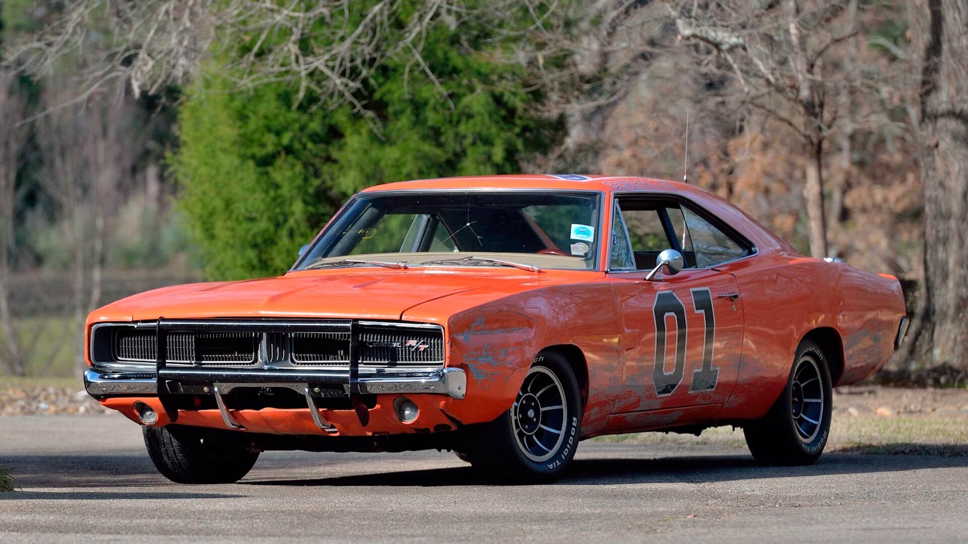 General Lee Car: An instantly identifiable movie star, Charger'69  that starred in the Dukes of Hazzard, Stunts, Car jumps. 1920x1080 Full HD Background.