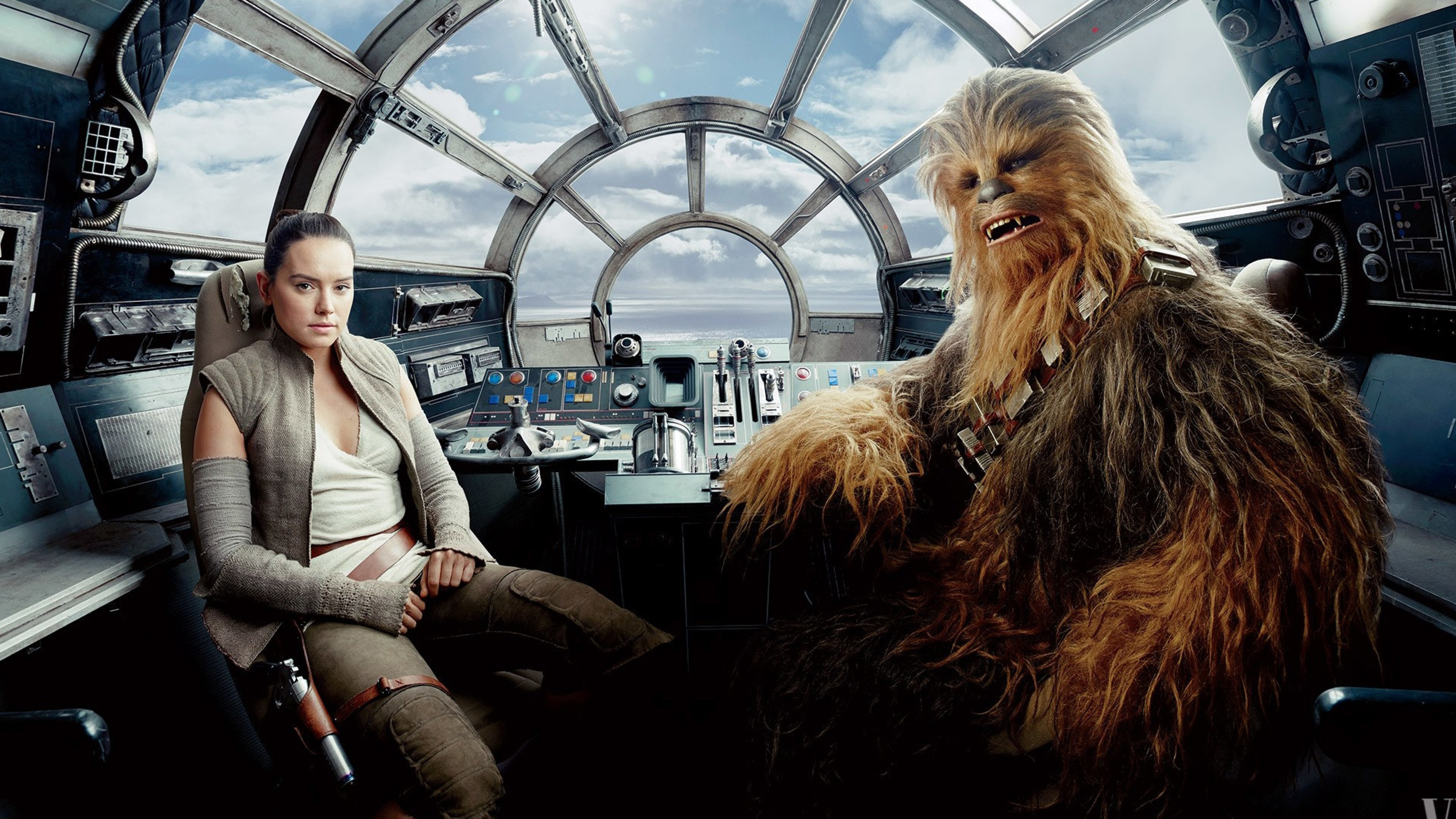Chewbacca movies, Star Wars The Last Jedi, 3840x2160 4K Desktop