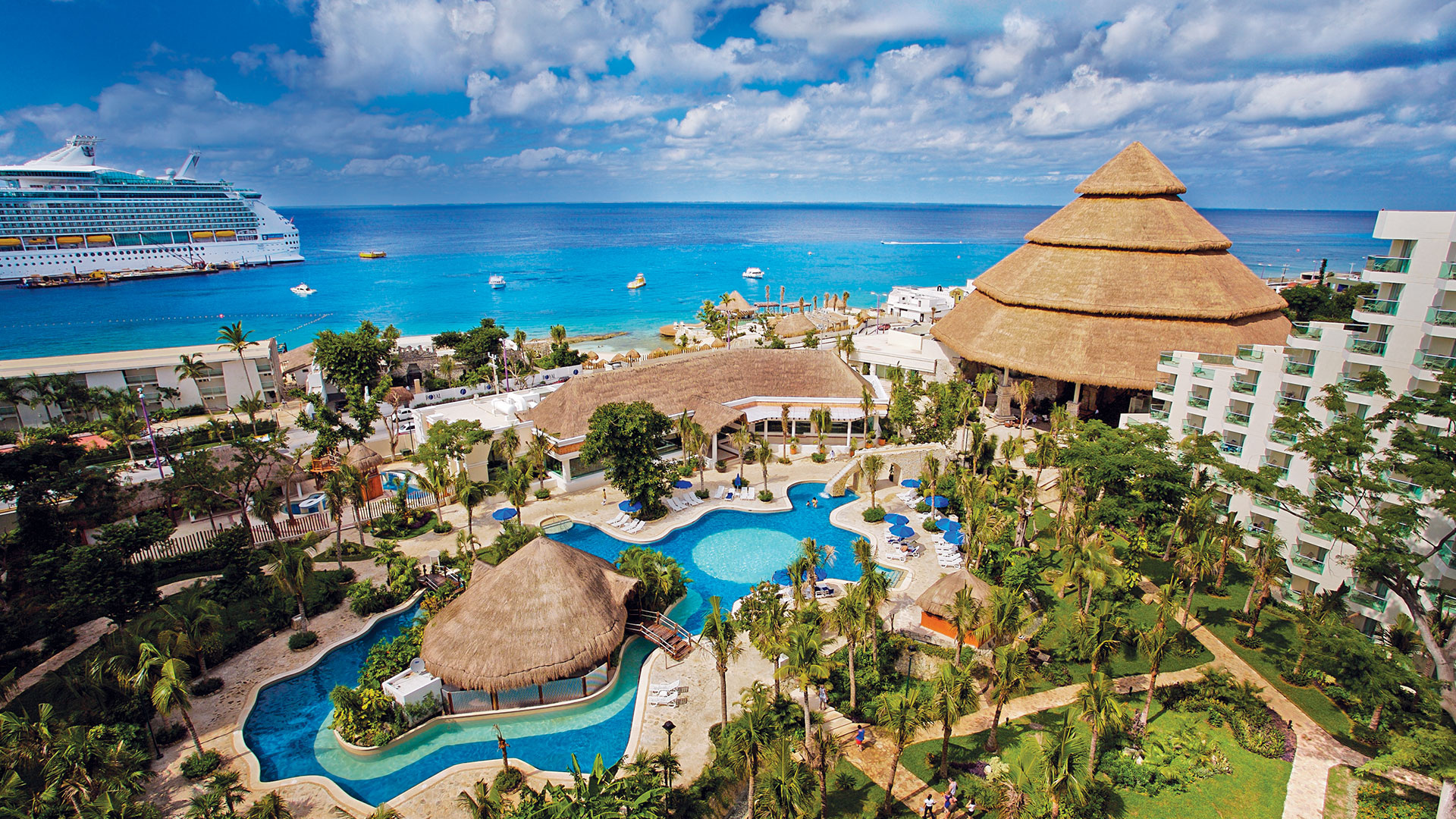 Grand Park Royal Cozumel, Best vacation spot, All-inclusive luxury, Beachfront paradise, 1920x1080 Full HD Desktop