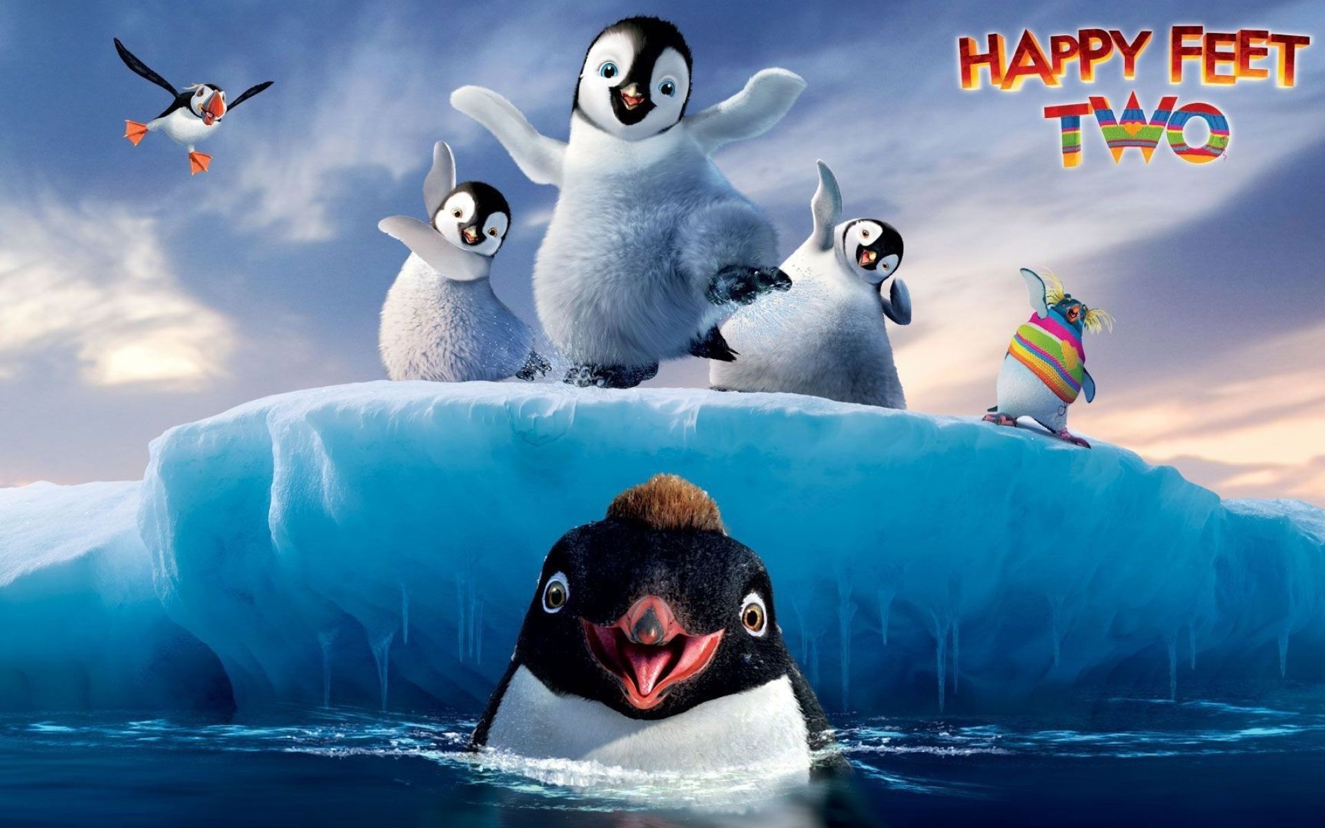 Happy Feet Two, Cartoon wallpaper, Funny penguins, 1920x1200 HD Desktop