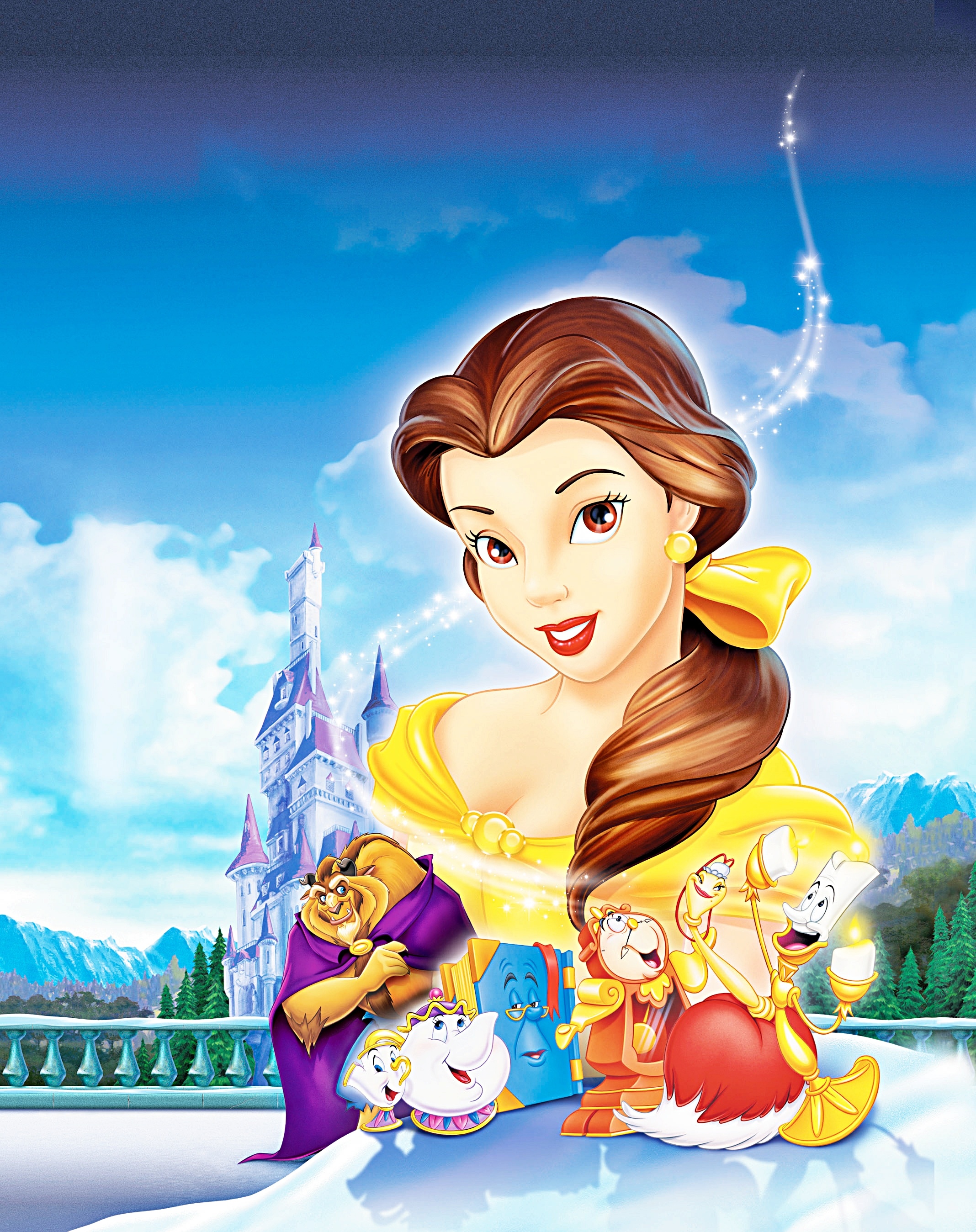 Belle, Walt Disney, Posters, Magical World, 2140x2700 HD Phone