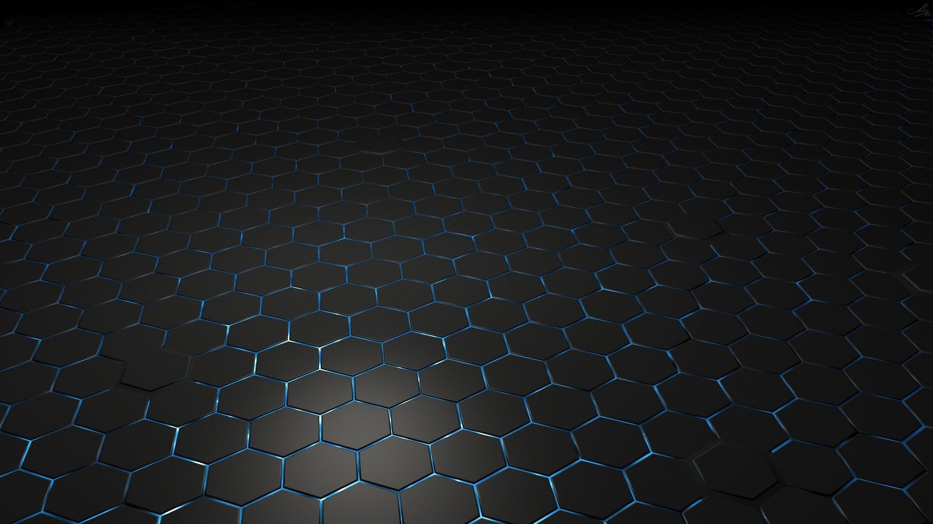 Honeycomb, HD wallpapers, Hexagon pattern, Black texture, 1920x1080 Full HD Desktop