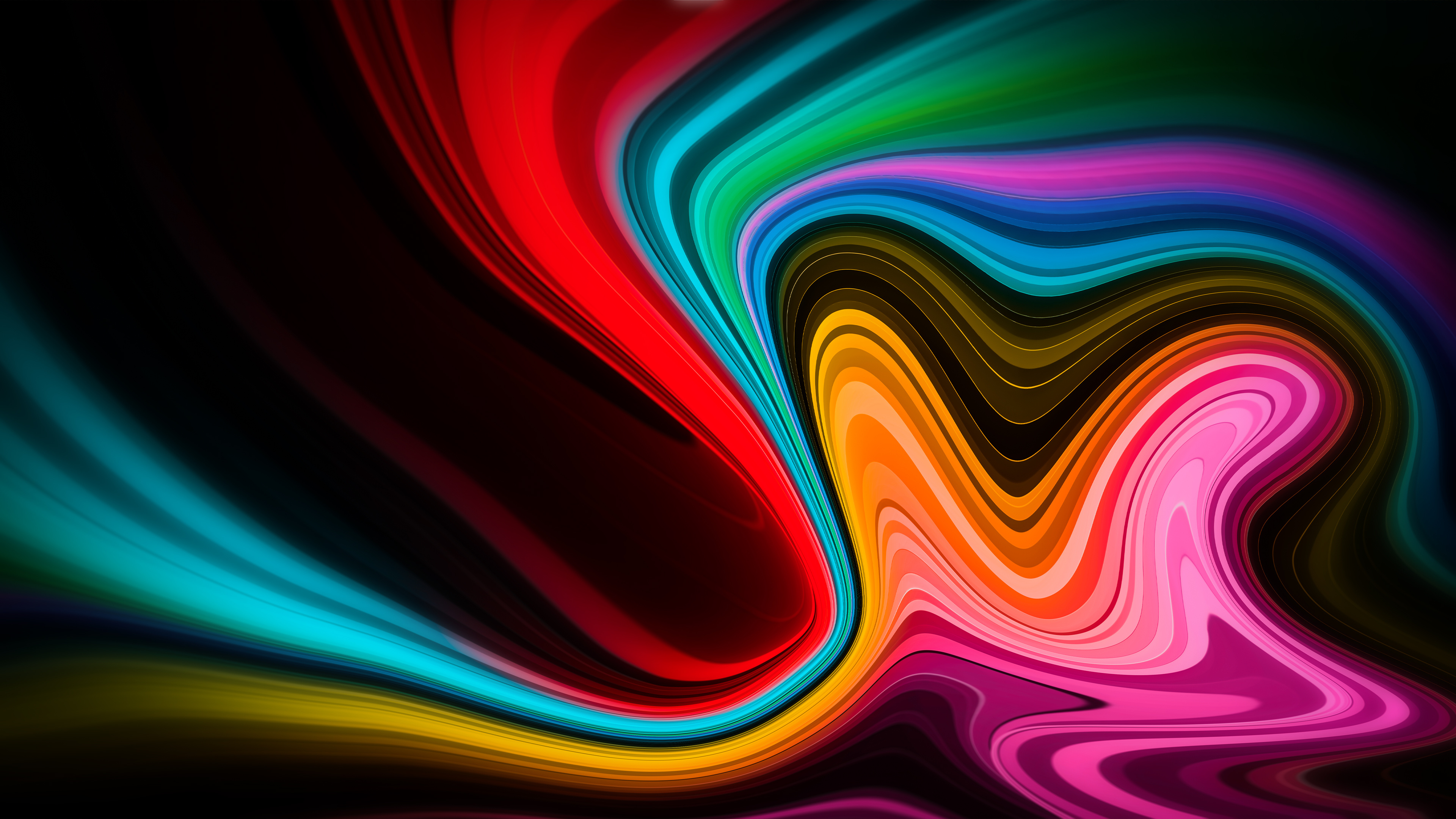 Abstract colors 4K wallpaper, High-definition and ultra HD, Colorful and vibrant, Artistic expression, 3840x2160 4K Desktop