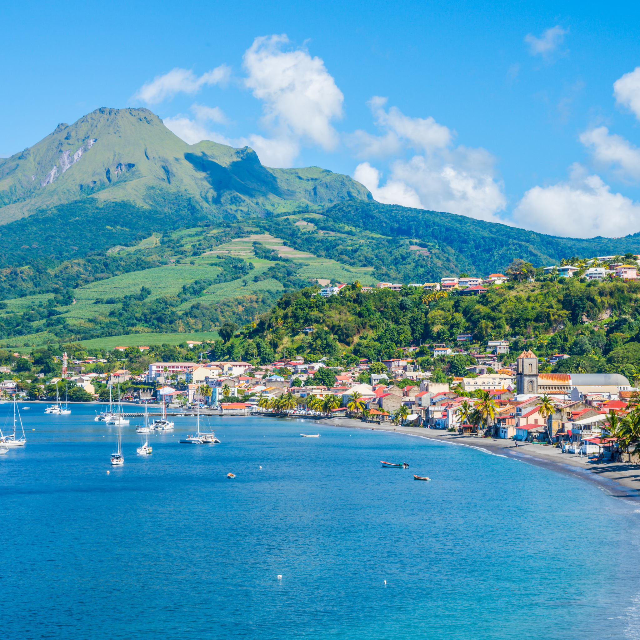 Mount Pelee, Martinique, Adventure Awaits, Travel Experiences, 2050x2050 HD Phone