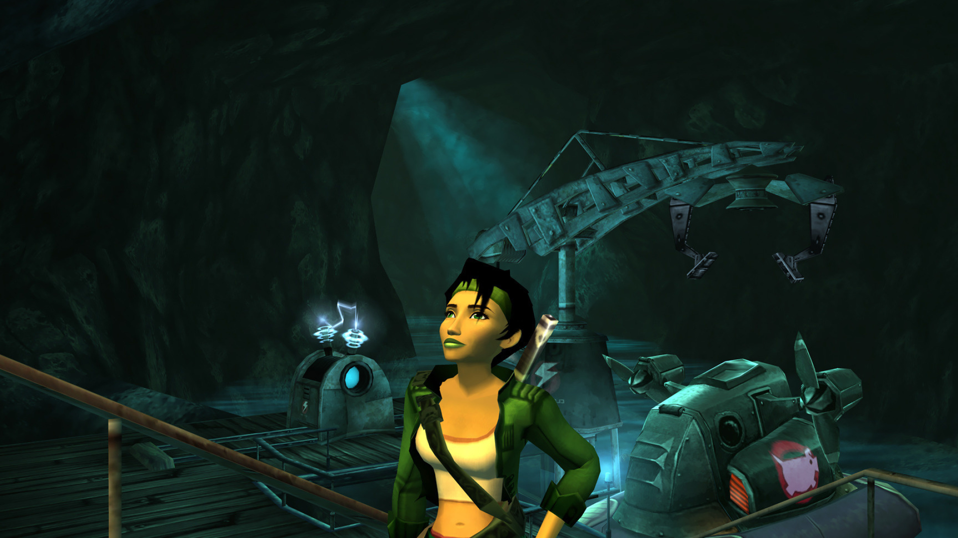 Beyond Good and Evil (Game): A fictional female character, A professional photographer, A video game for the PlayStation 2 and Xbox. 1920x1080 Full HD Background.