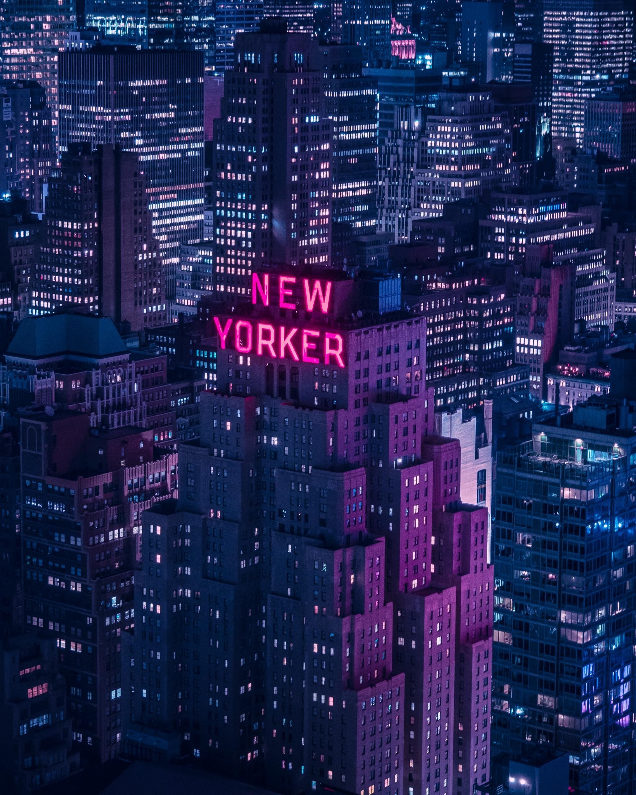 New York Aesthetic, Travels, Purple wallpapers, Free, 2050x2560 HD Handy