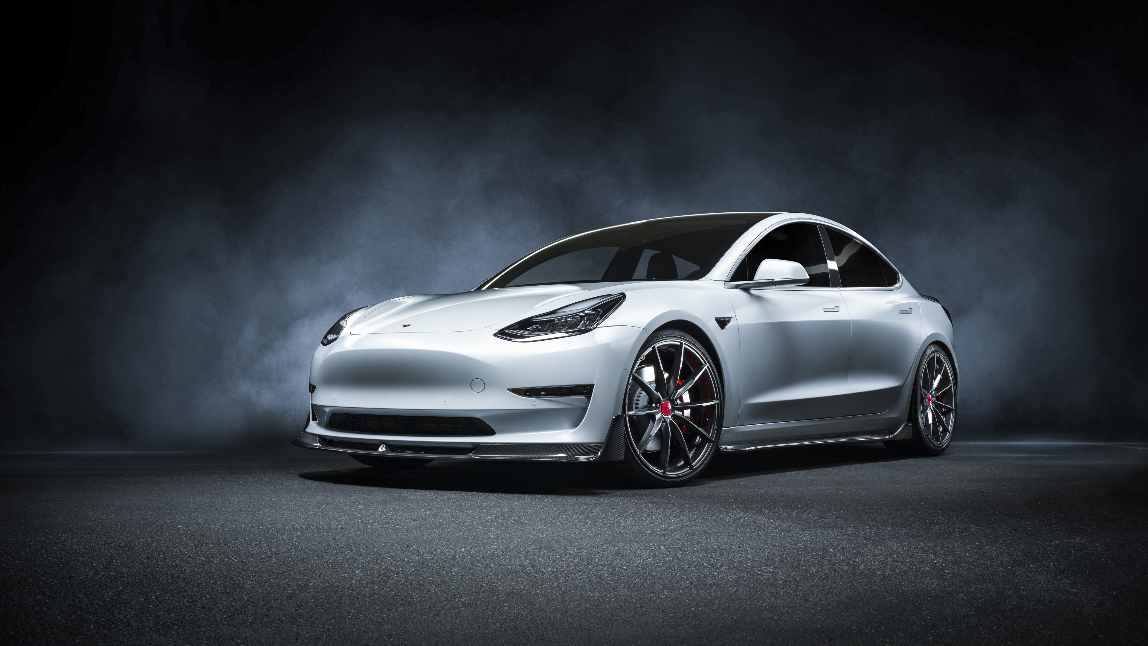 Tesla Model 3, Electric marvel, Cutting-edge design, High-tech features, 3840x2160 4K Desktop