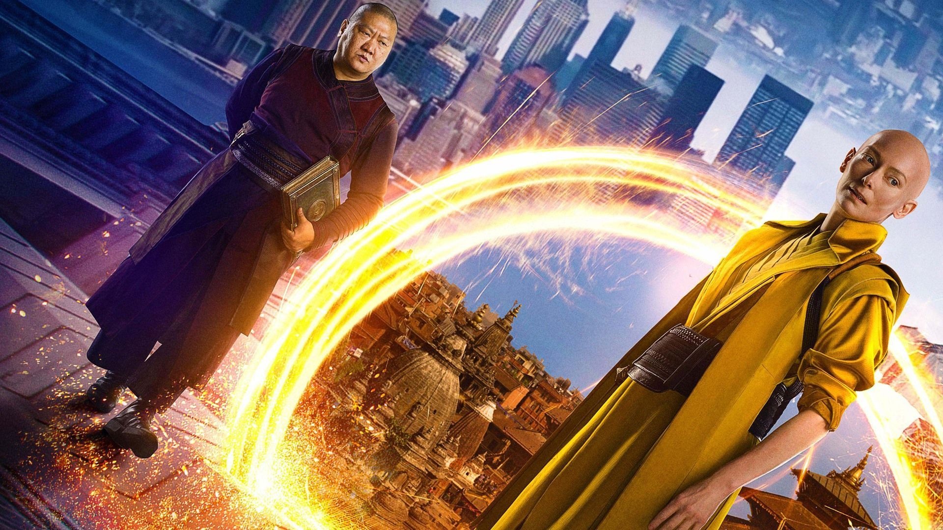 Wong, Doctor Strange, The Ancient One, Backgrounds, 1920x1080 Full HD Desktop