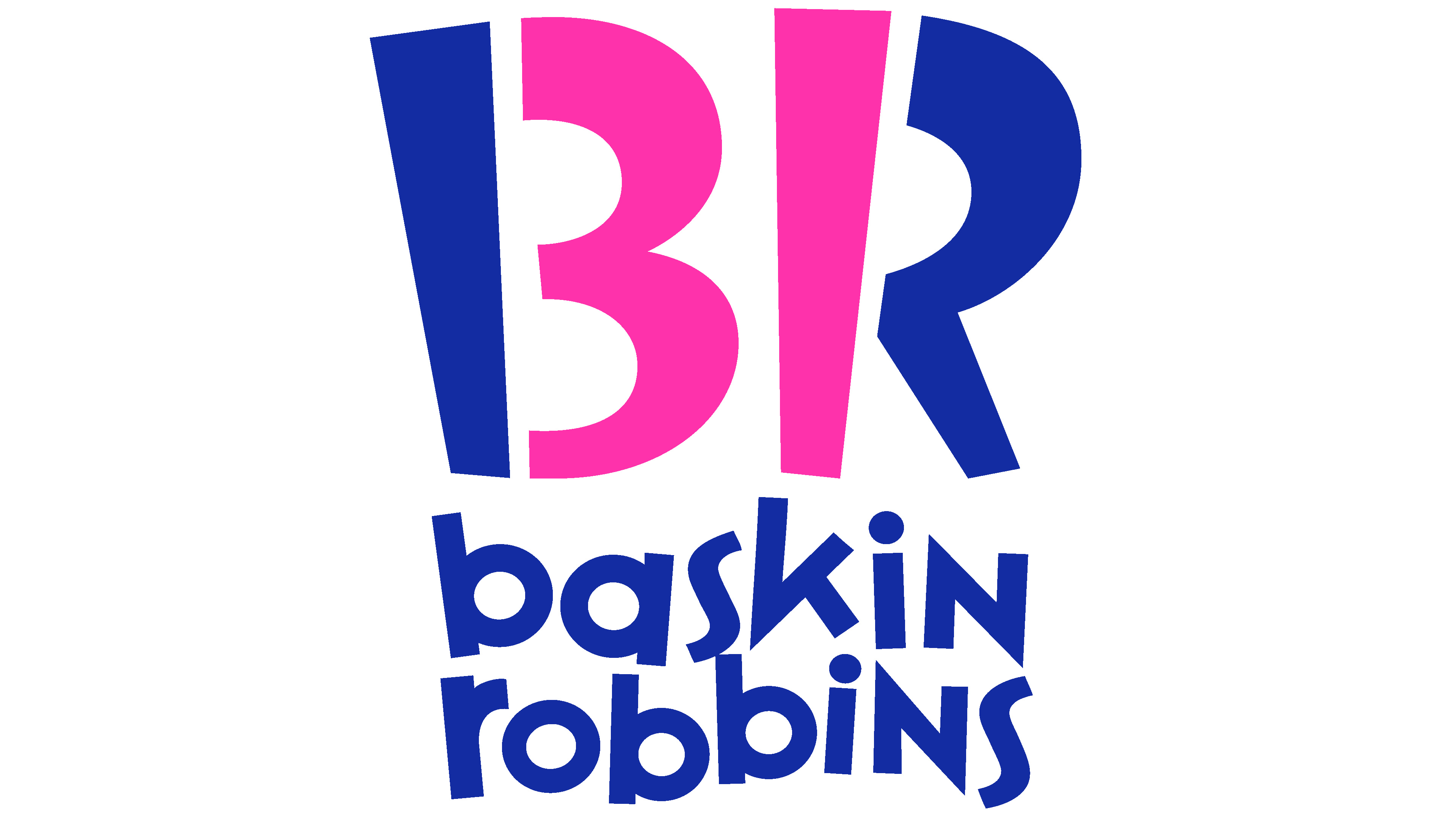 Baskin Robbins: An international chain of ice cream parlors, Logo used in 2020 – 2022. 3840x2160 4K Wallpaper.