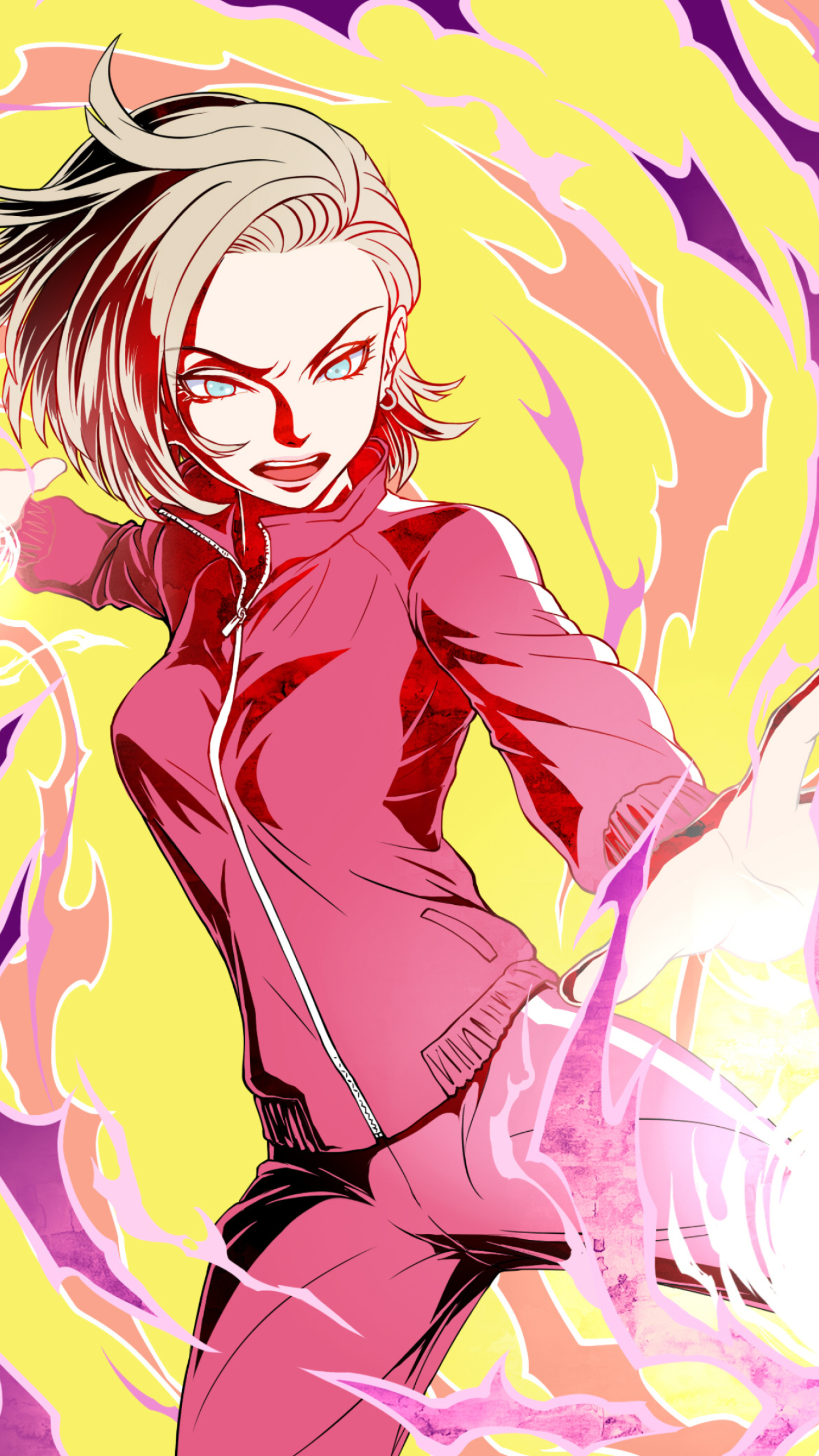 Android 18, Wallpaper, Anime, Image, 1440x2560 HD Phone