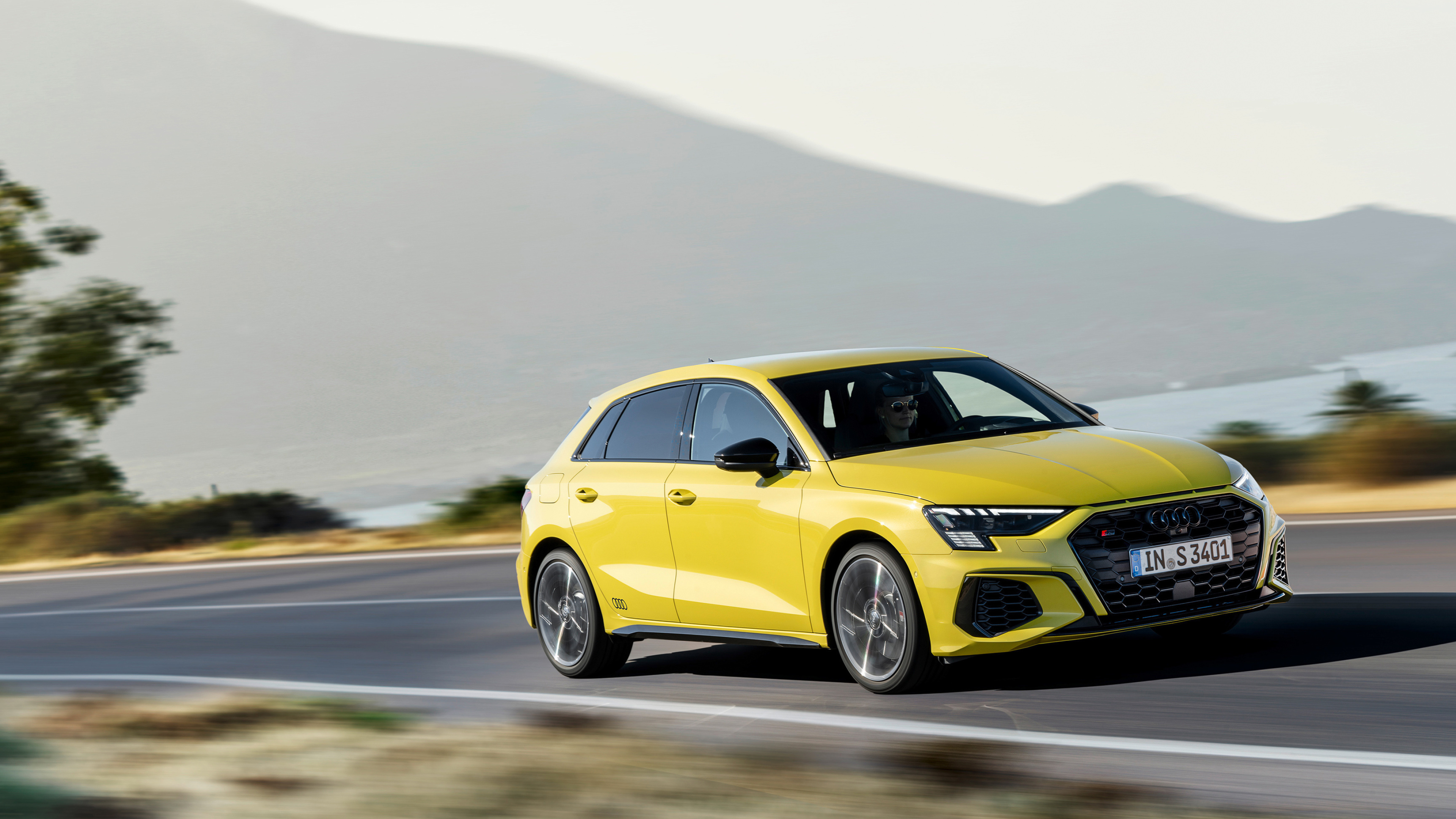 Audi S3, Sporty performance, Dynamic hatchback, Cutting-edge technology, 3840x2160 4K Desktop