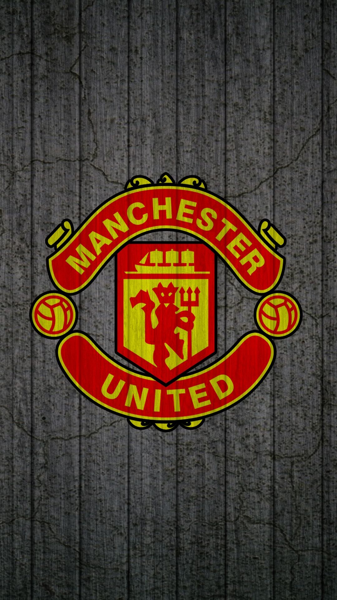 Manchester United, Striking iPhone wallpapers, Distinctive logo, Trendy design, 1080x1920 Full HD Phone