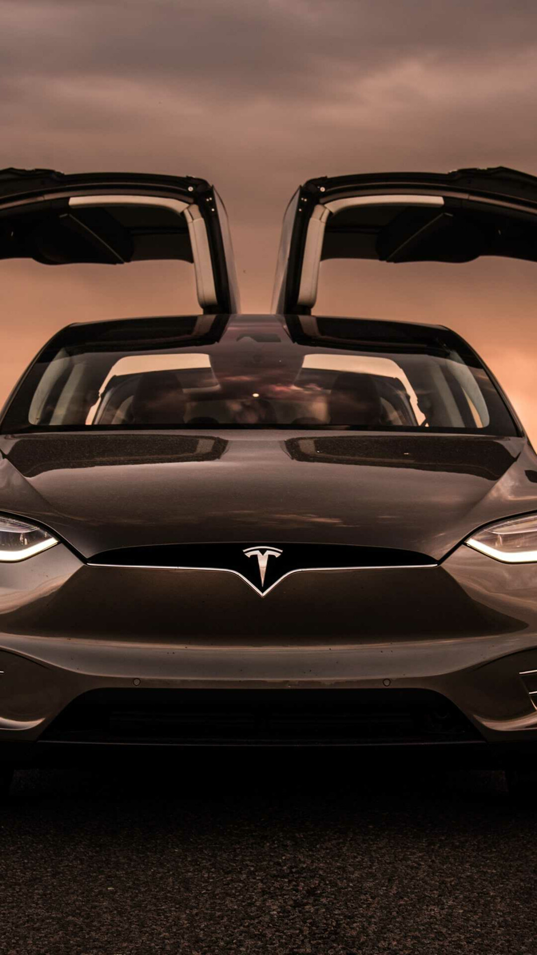 Tesla Model S: A battery-powered liftback car, Named after the 19th-century inventor Nikola Tesla. 1080x1920 Full HD Background.