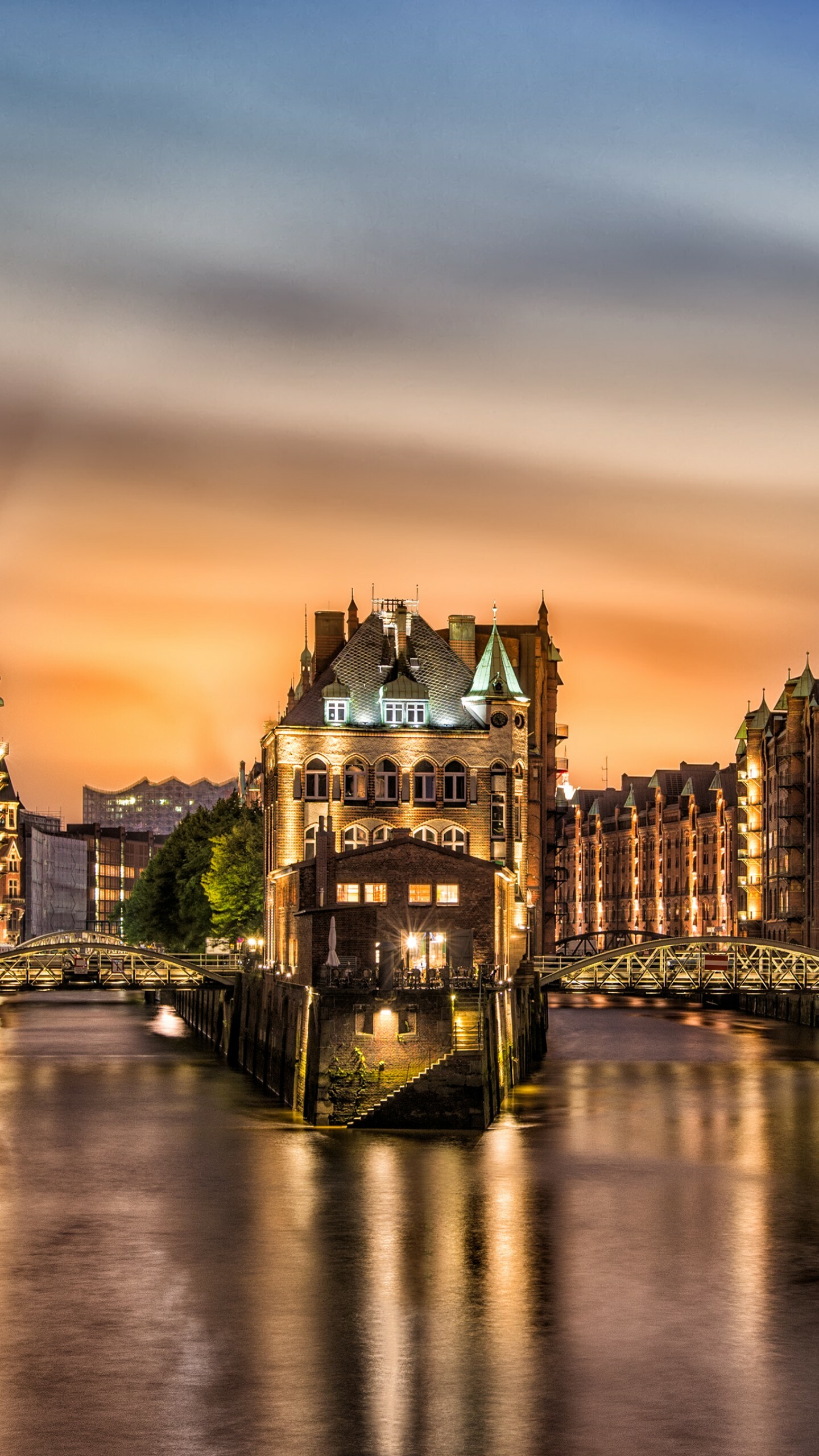 Germany: Hamburg, Travel, Tourism, The country's largest urban area is the Ruhr. 1440x2560 HD Background.