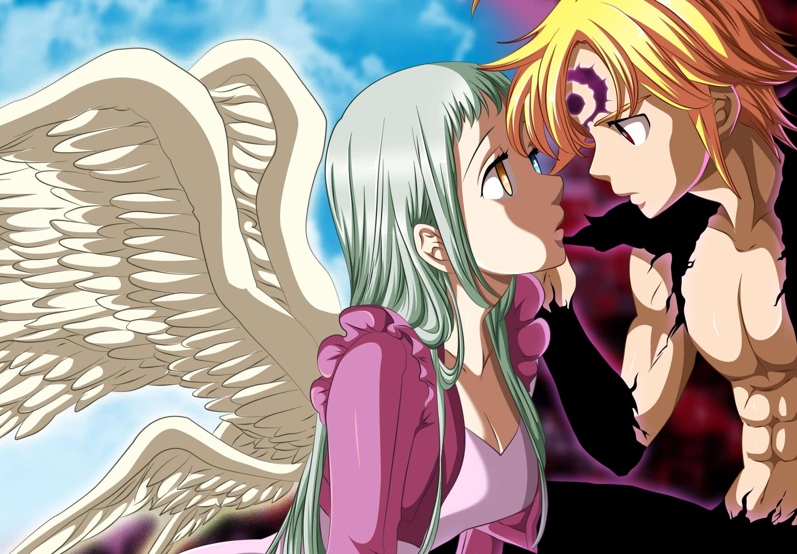 The Seven Deadly Sins: Cursed by Light: Meliodas, the husband and lover of Elizabeth Liones. 2560x1780 HD Background.