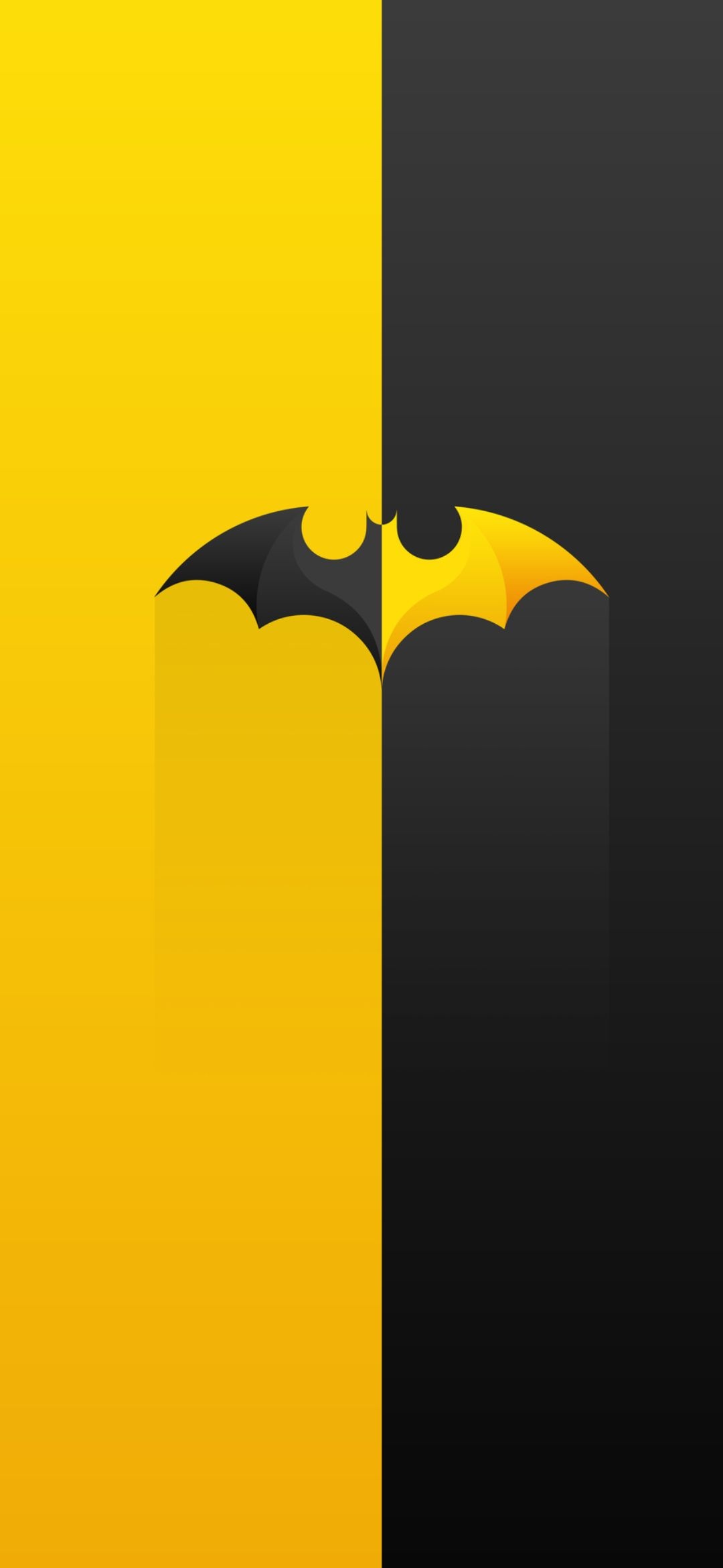 Batman Logo, Minimalist Wallpaper, 1080x2340 HD Handy